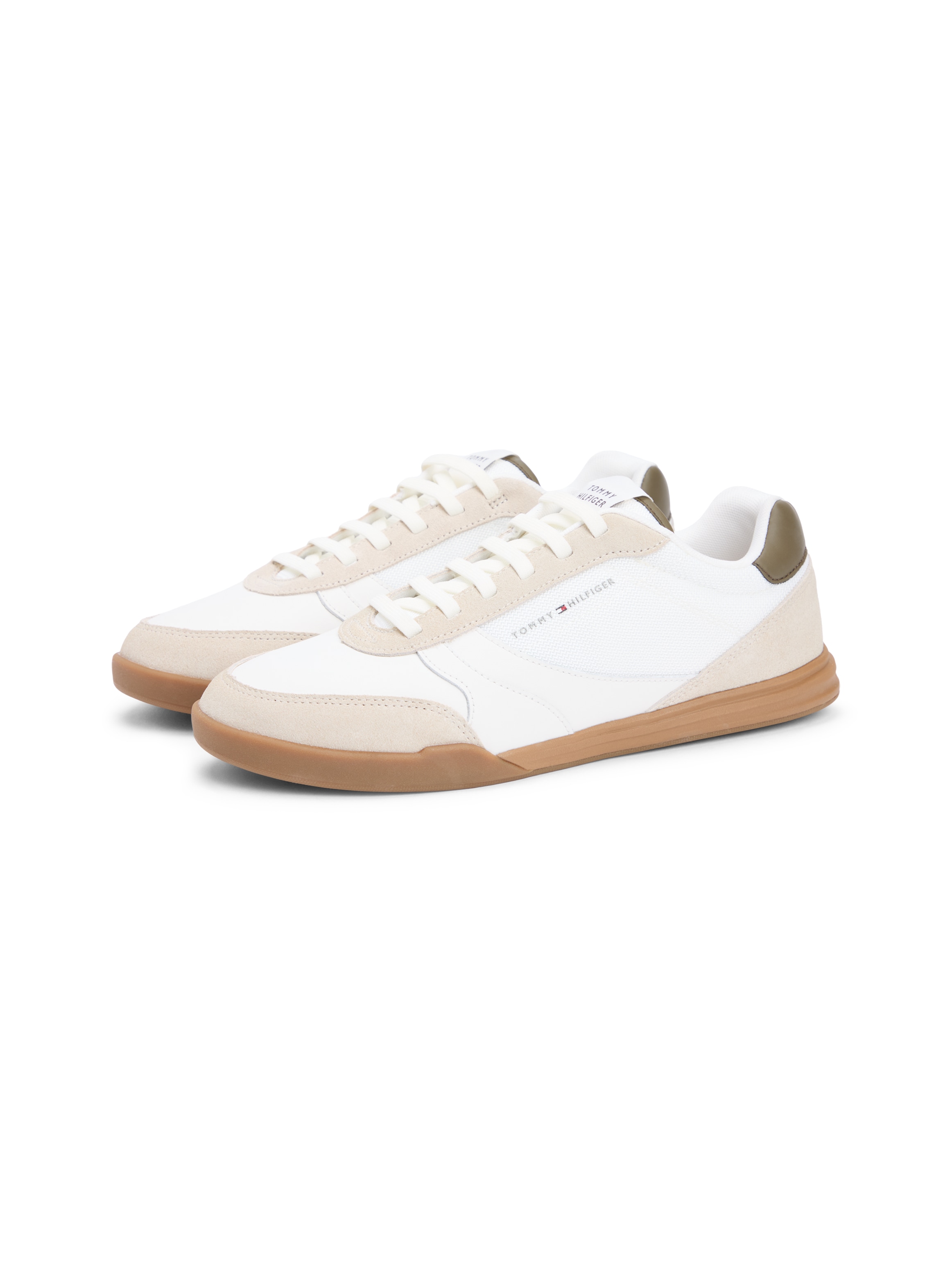 Image of Tommy Hilfiger Slip-On Sneaker "LOPRO LTH MIX RWB" Freizeitschuh, Halbschuh, Schlüpfschuh mit Kontrastbesatz an der Ferse