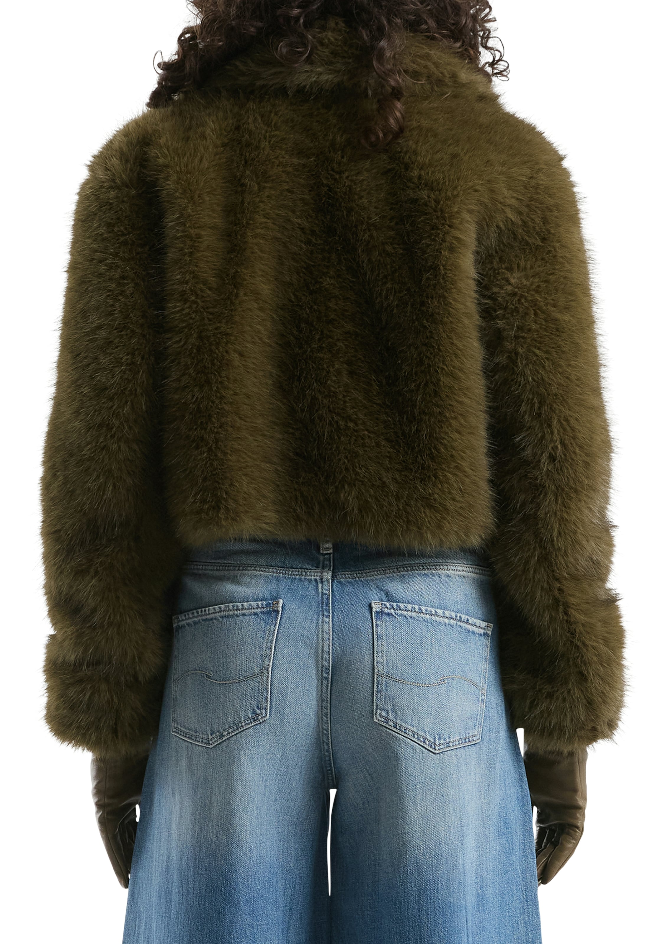 QS Jackenblazer , in Felloptik
