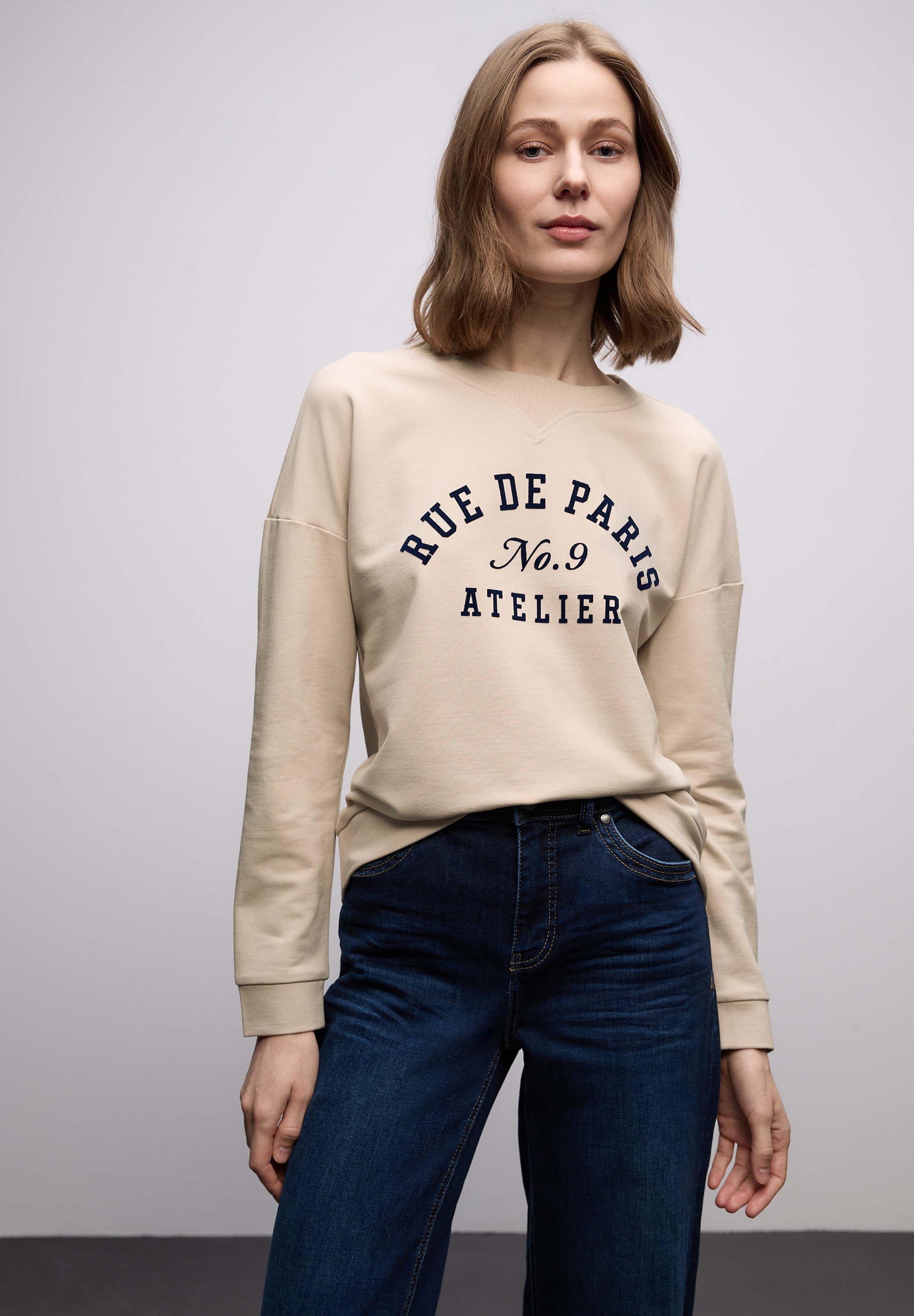 Image of STREET ONE Sweatshirt, mit Wording