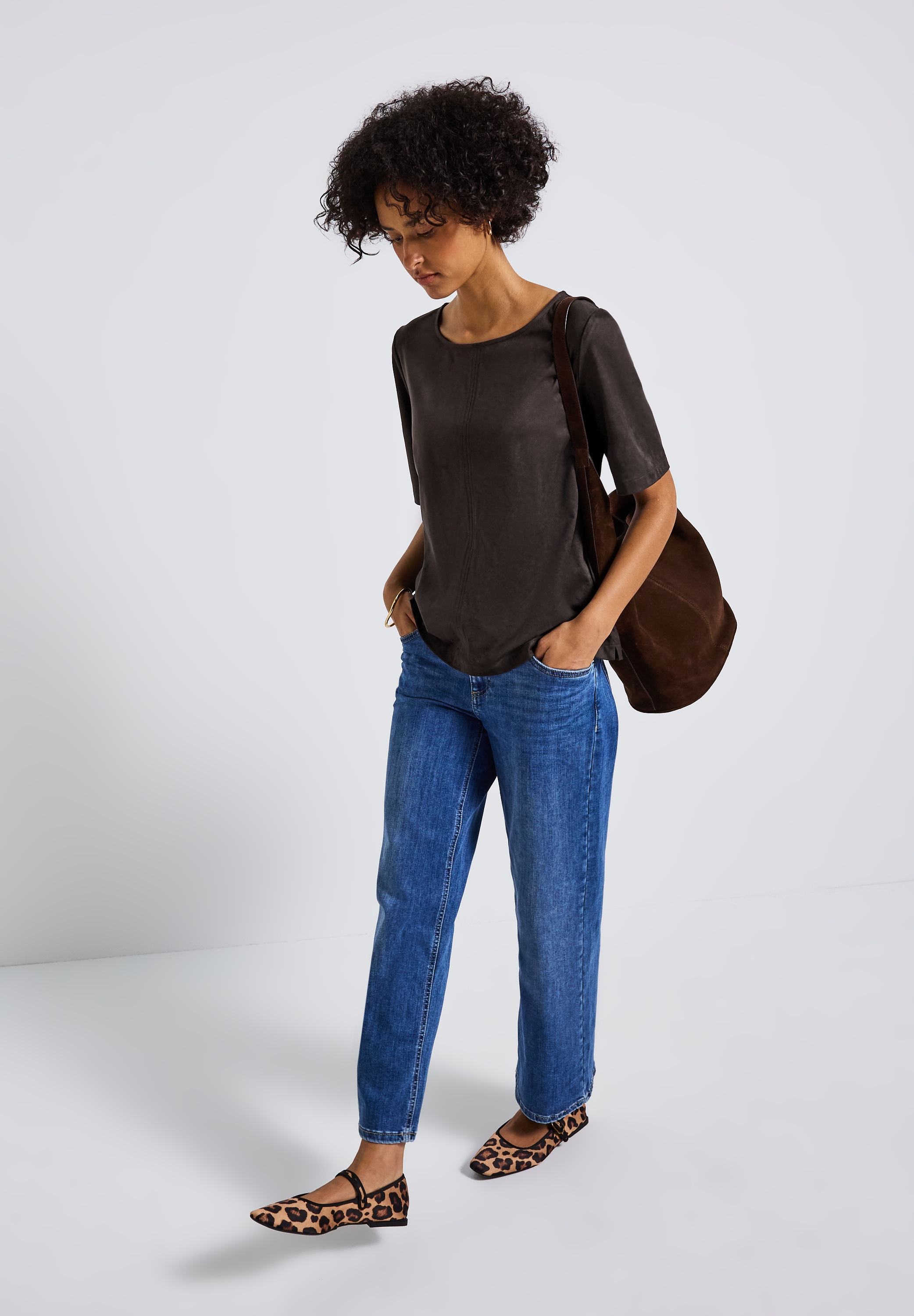 STREET ONE Shirtbluse, mit Seitenschlitzen