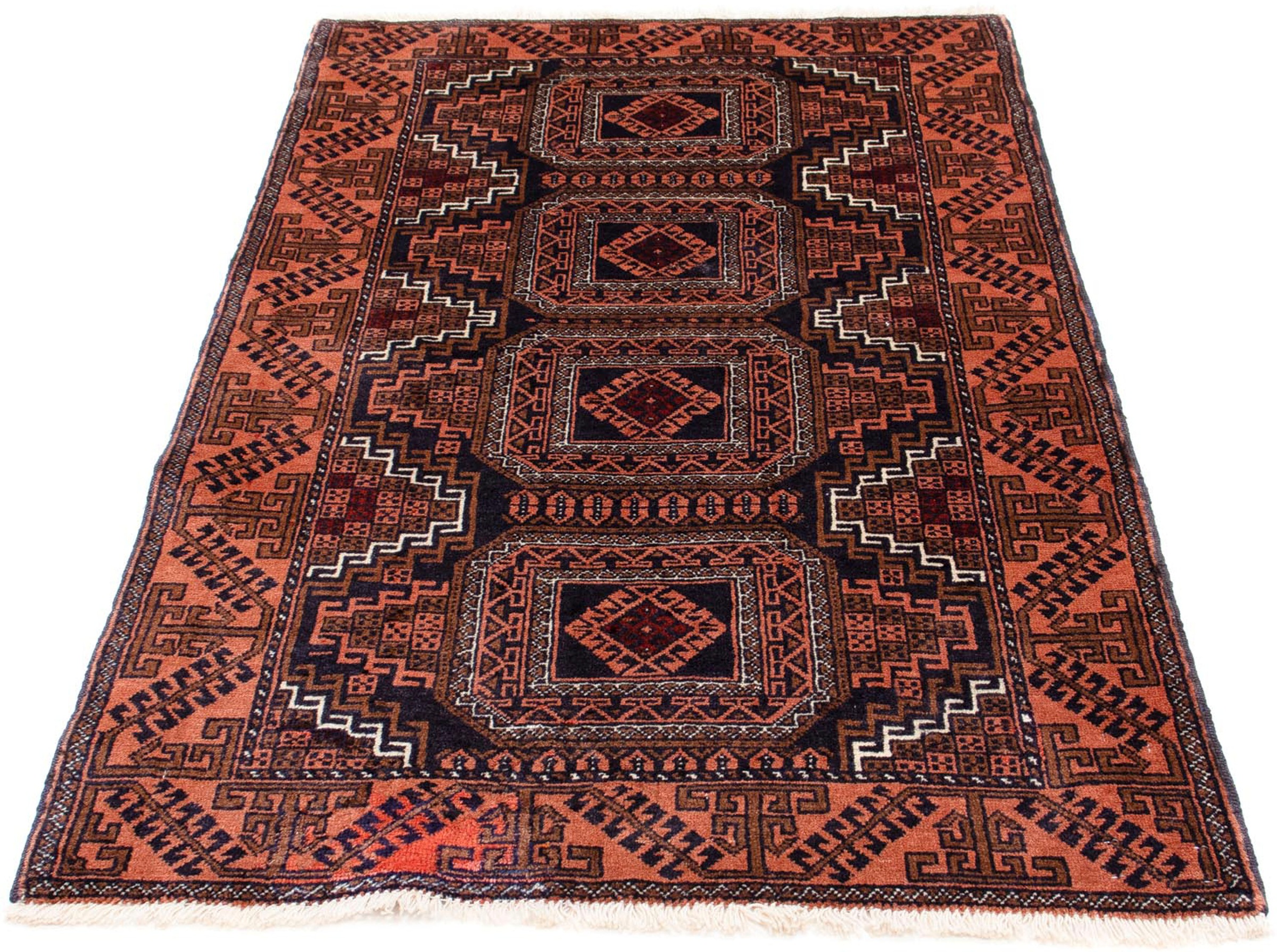 Image of morgenland Orientteppich »Belutsch - 153 x 89 cm - dunkelblau«, rechteckig, 8 mm Höhe, Wohnzimmer, Handgeknüpft, Einzelstück mit Zertifikat bei Ackermann Versand Schweiz