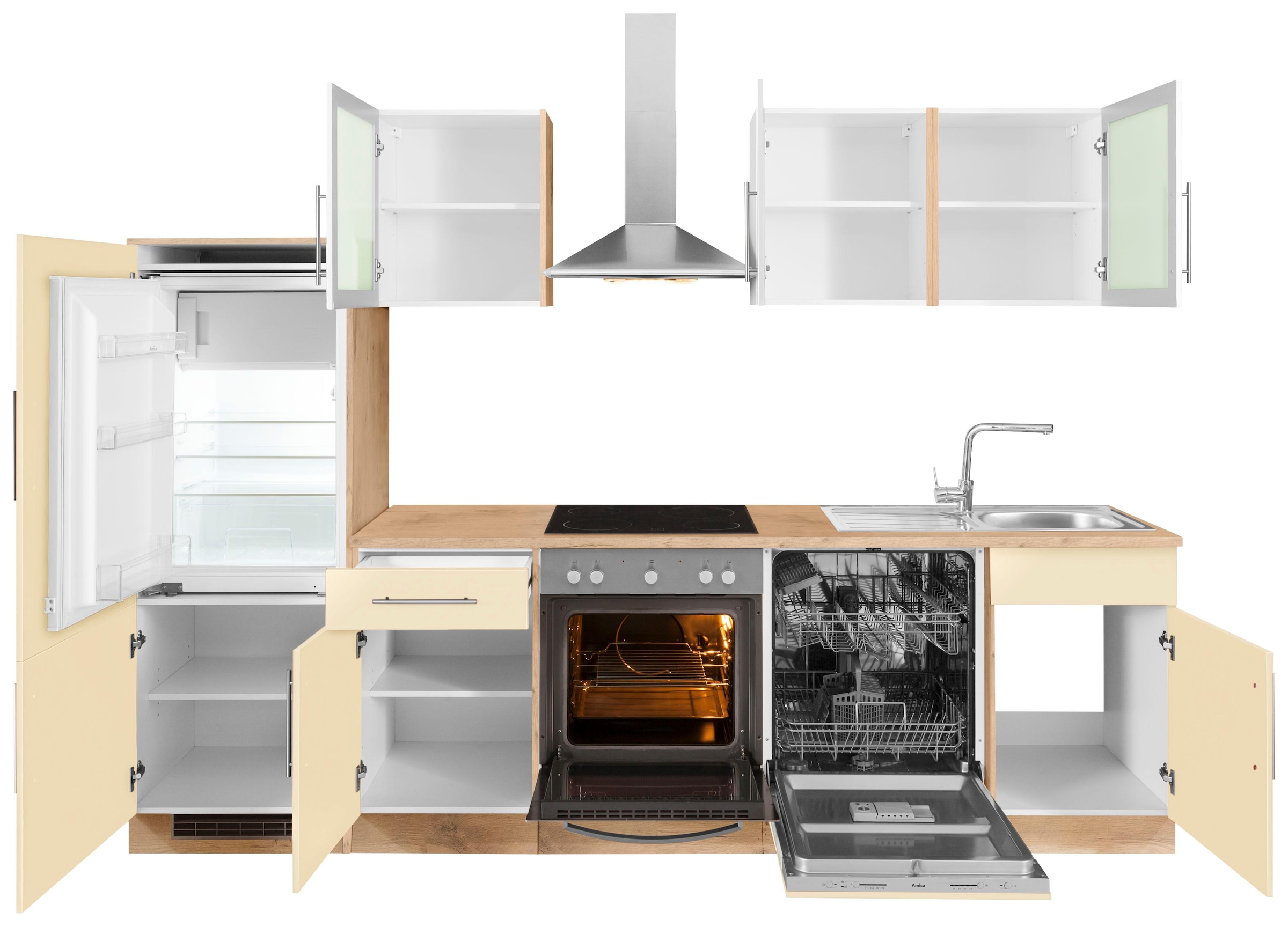 Küchen cm ohne Breite 280 »Aachen«, ♕ versandkostenfrei E-Geräte, auf wiho Küchenzeile