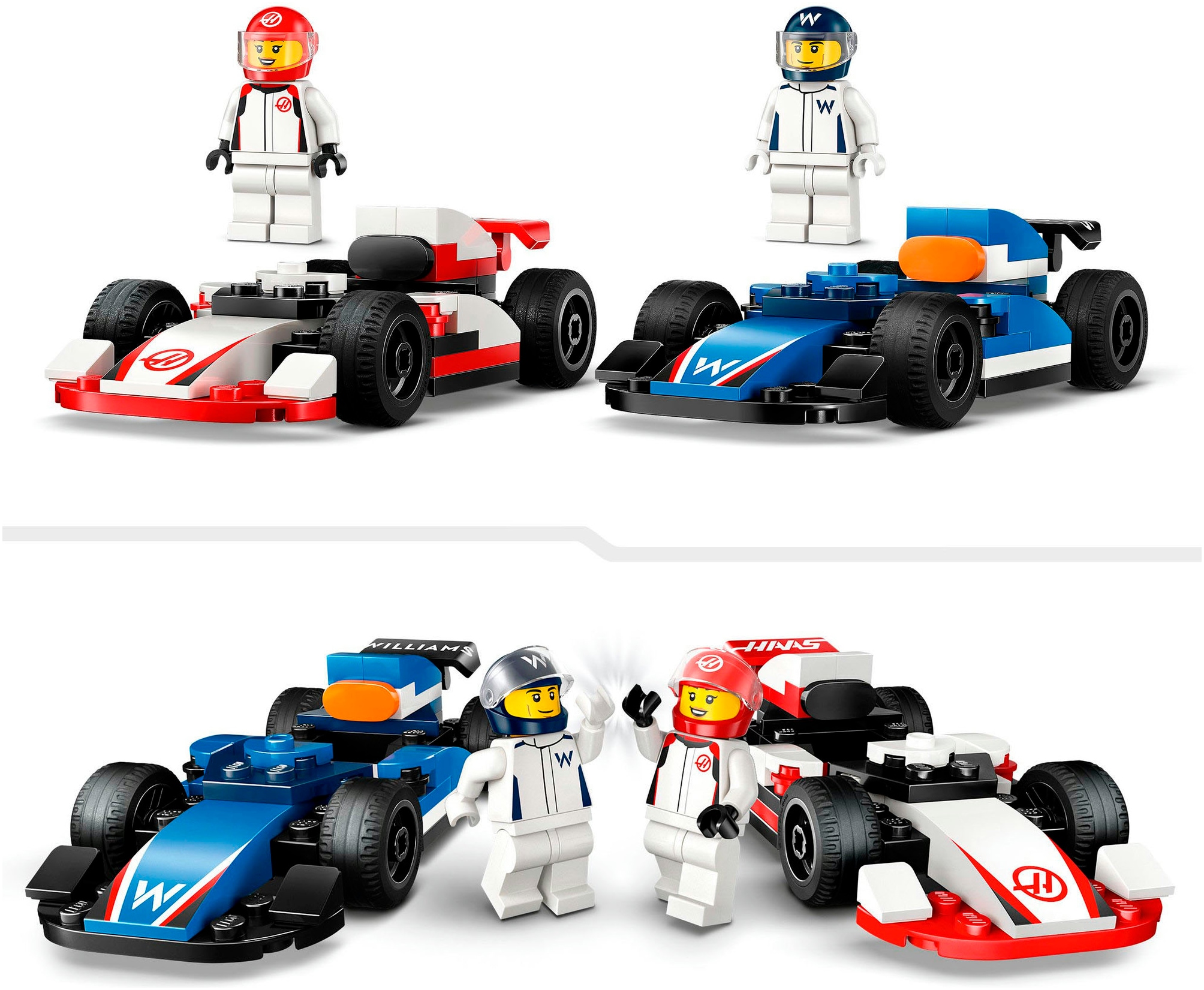 LEGO® Pions de construction »F1® Williams Racing und Haas F1® Rennautos (60464), LEGO City« Made in Europe