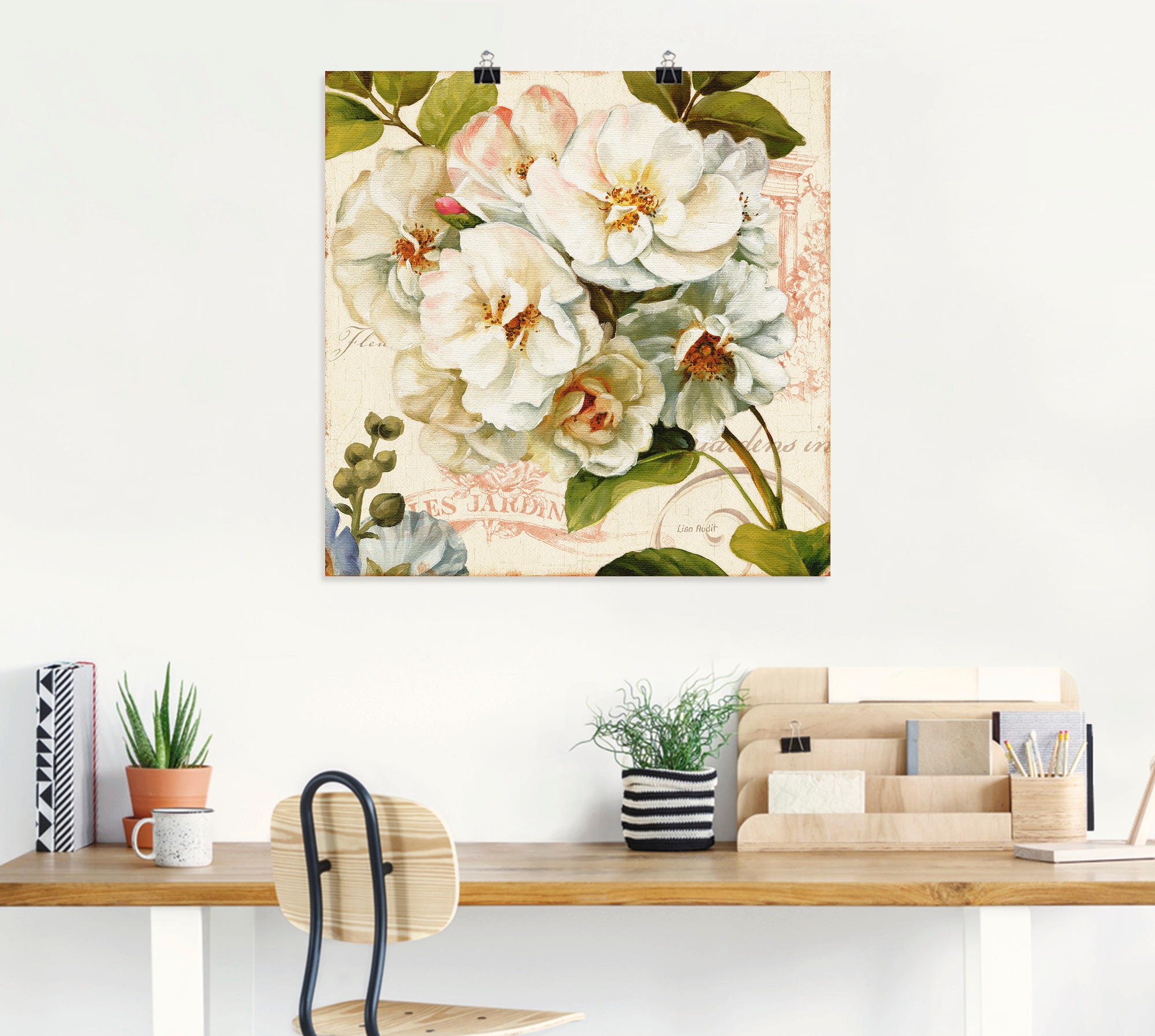 Artland Wandbild »Garten III«, Blumen, (1 St.), als Leinwandbild, Poster in verschied. Grössen