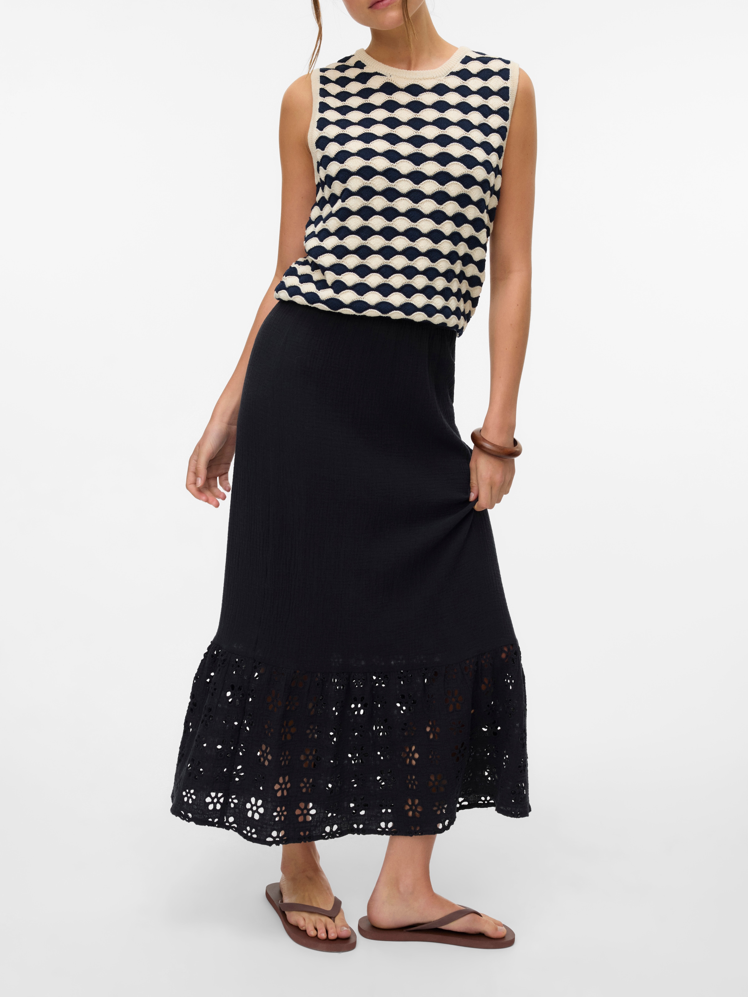 Vero Moda Maxirock »VMNATALI HW ANCLE SKIRT WVN GA«