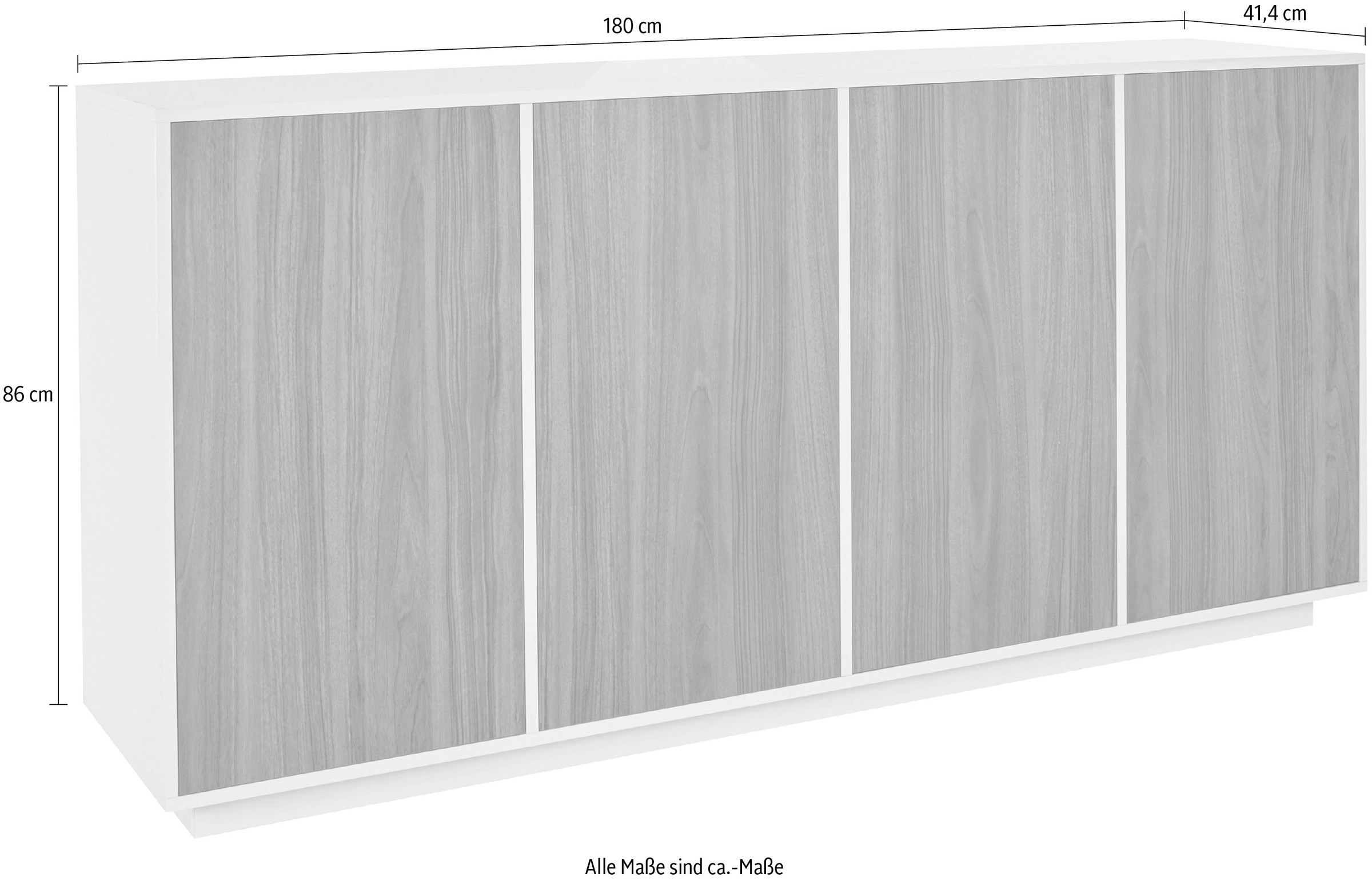 INOSIGN Sideboard »bloom« Breite ca. 180 cm