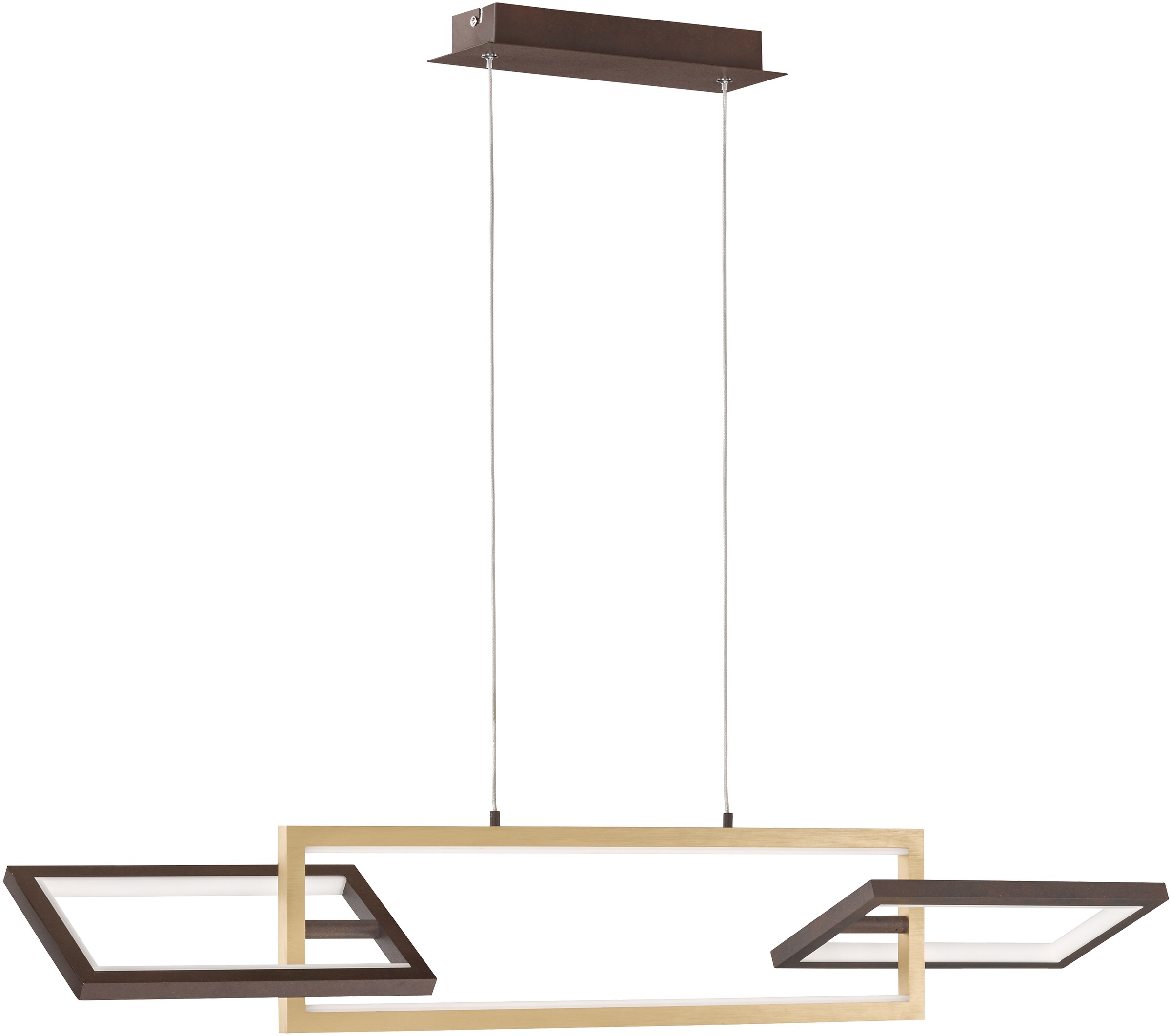 Image of WOFI LED Pendelleuchte »Pendelleuchte Muriel 3flg«, LED-Modul, 1 St., Warmweiss, funktional bei Ackermann Versand Schweiz