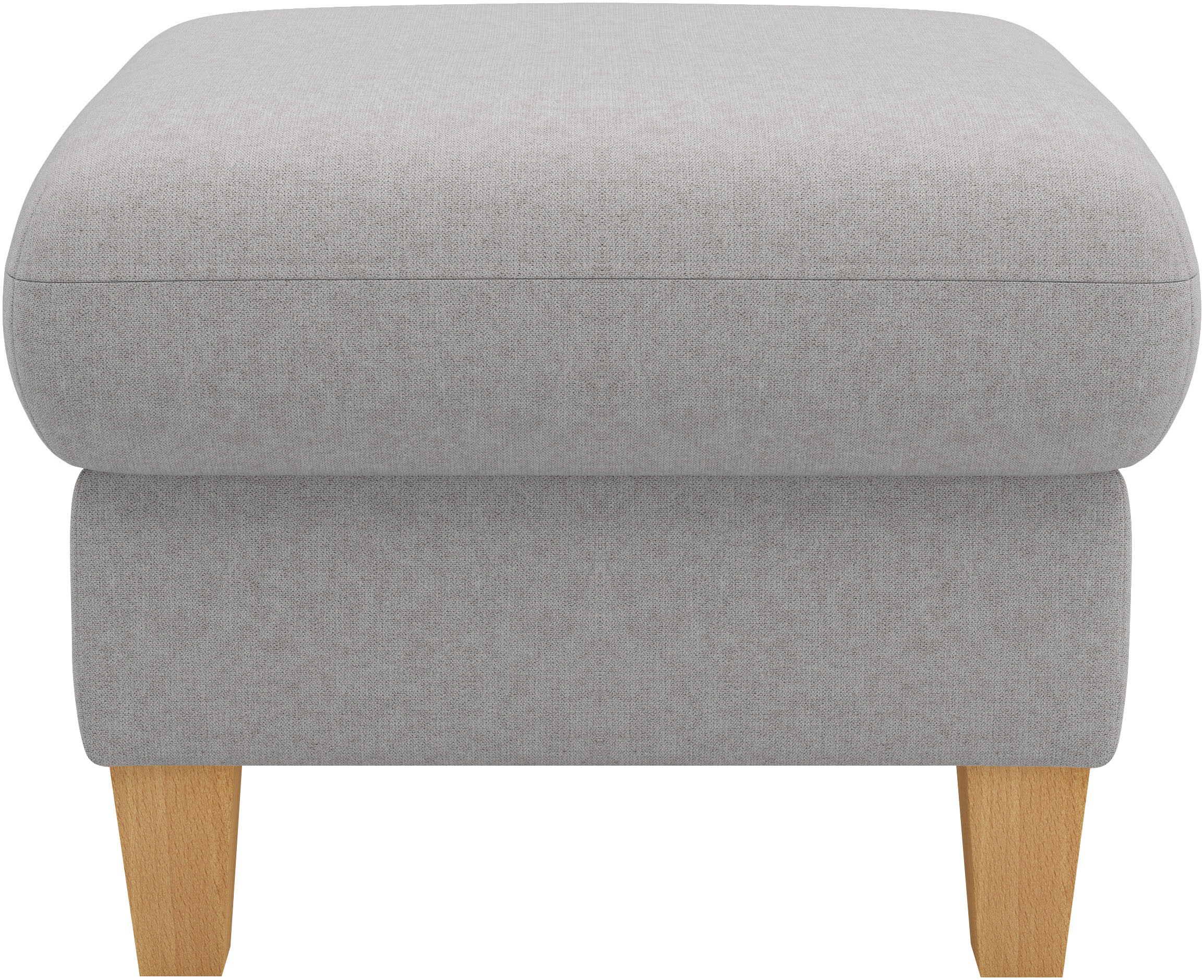 Home affaire Polsterhocker »Rochelle« 1 Stk. tlg. Massive 12 cm Holzbeine