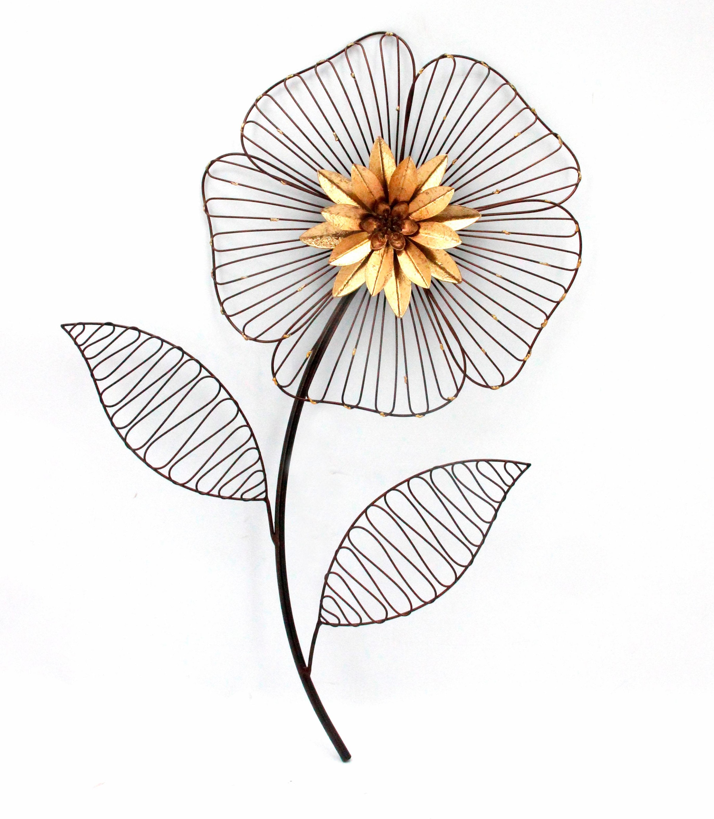 HOFMANN LIVING AND MORE Wanddekoobjekt »Wanddeko Blume«, Wanddekoration aus  Metall jetzt kaufen