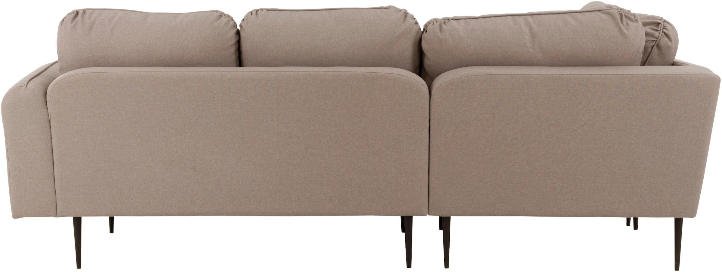 Home affaire Ecksofa »Skidi L-Form« mit losen Rückenkissen und Keder oben auf der Armlehne