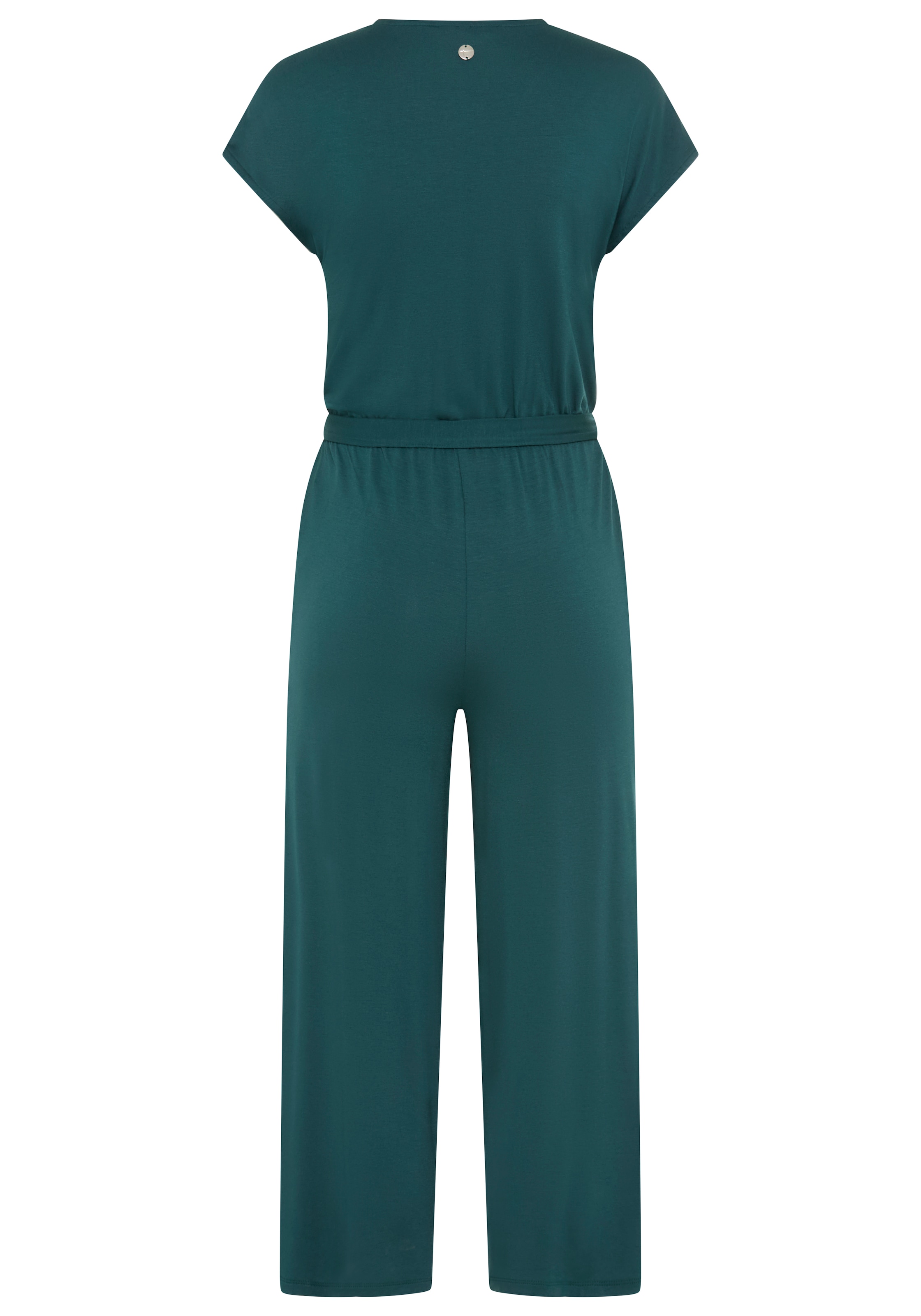 Tamaris Combinaison culotte »mit figurumspielendem Schnitt, aus fliessender Viskose-Qualität« avec patte de boutonnage et lien