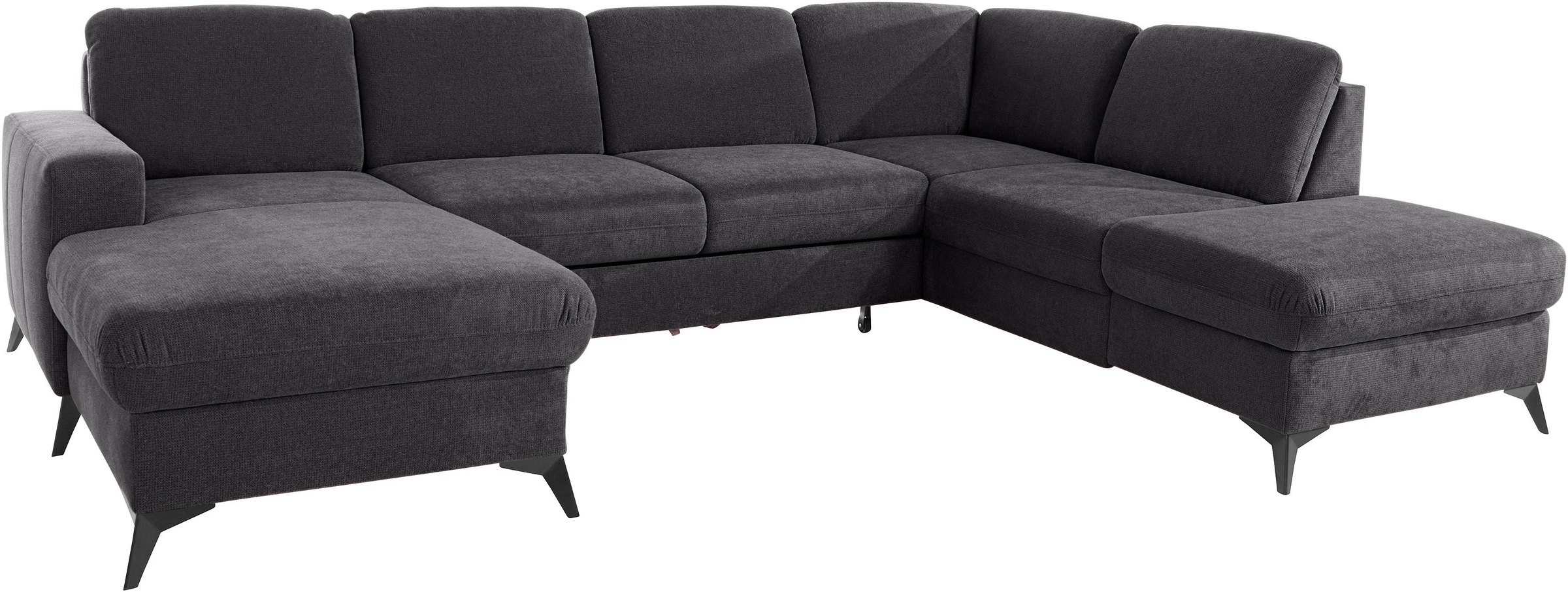 Places of Style Wohnlandschaft »Lolland U-Form«, Wahlweise mit Bettfunktion und Stauraum, auch mit abwischbarem Bezug