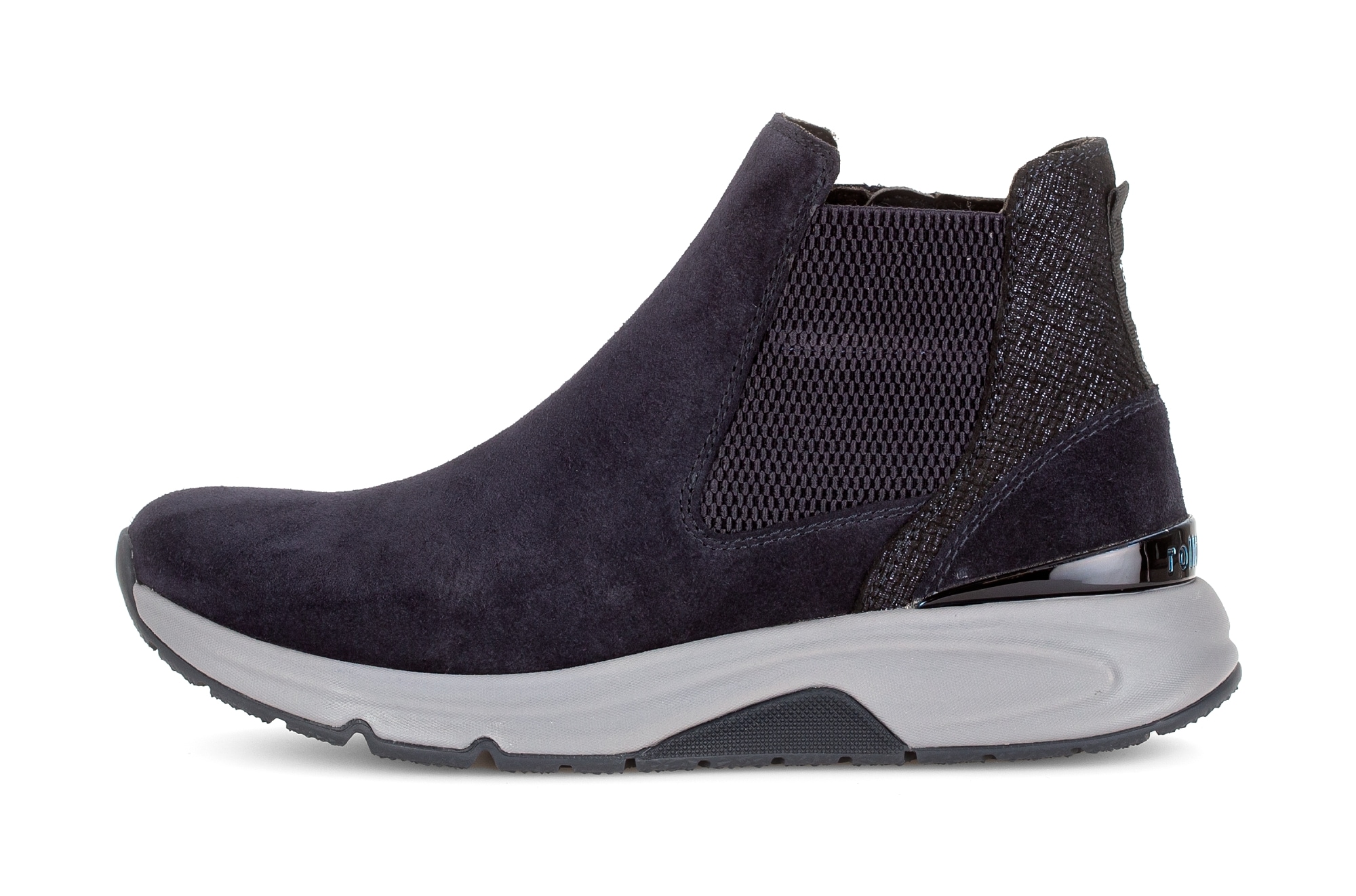 rollingsoft Chelseaboots  Plateau, High Top-Sneaker, Schnürschuh mit Grip-Profil