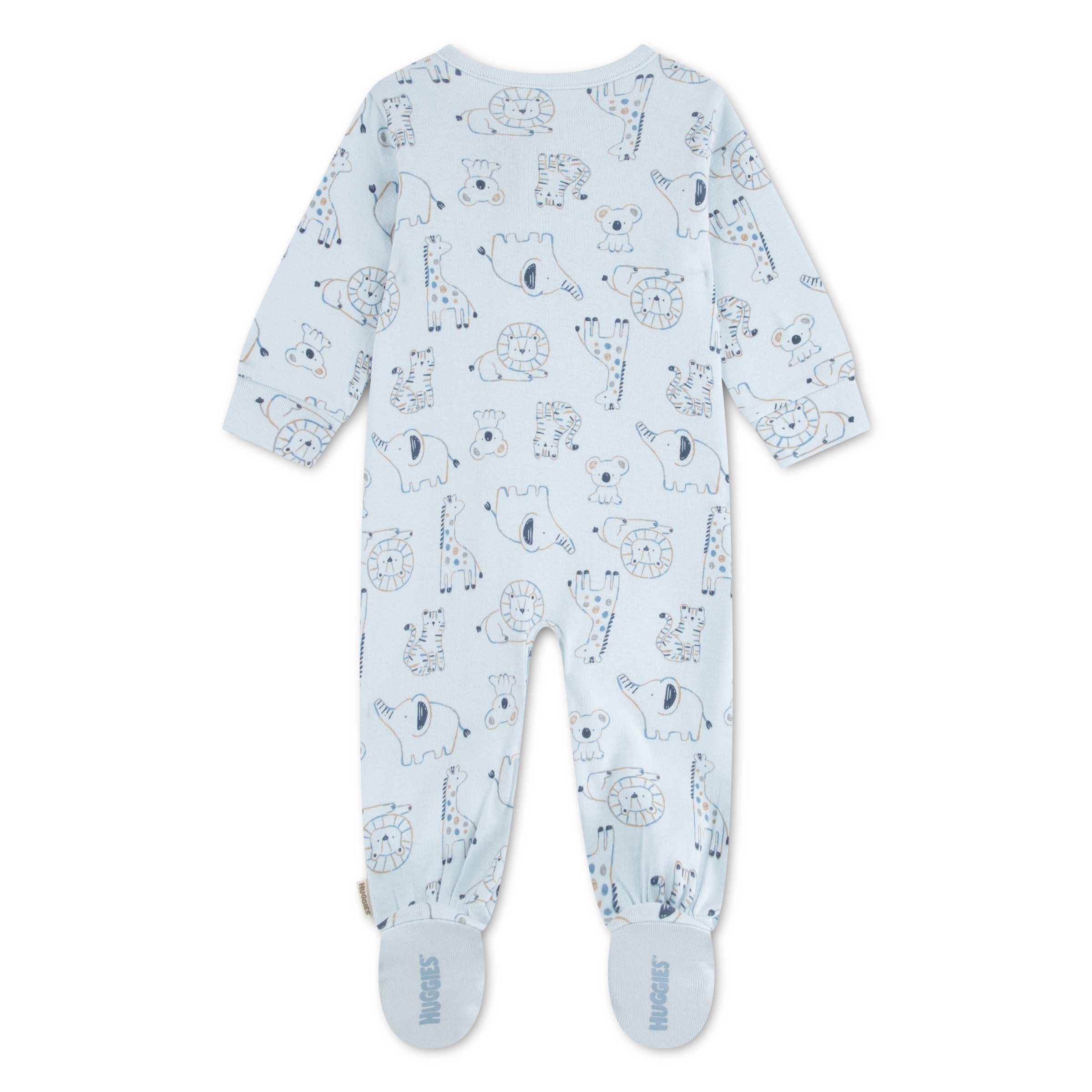 HUGGIES babywear Combinaison »HUGB FOOTED COVERALL« grenouillère à manches longues et pieds / imprimé intégral / pour garçons