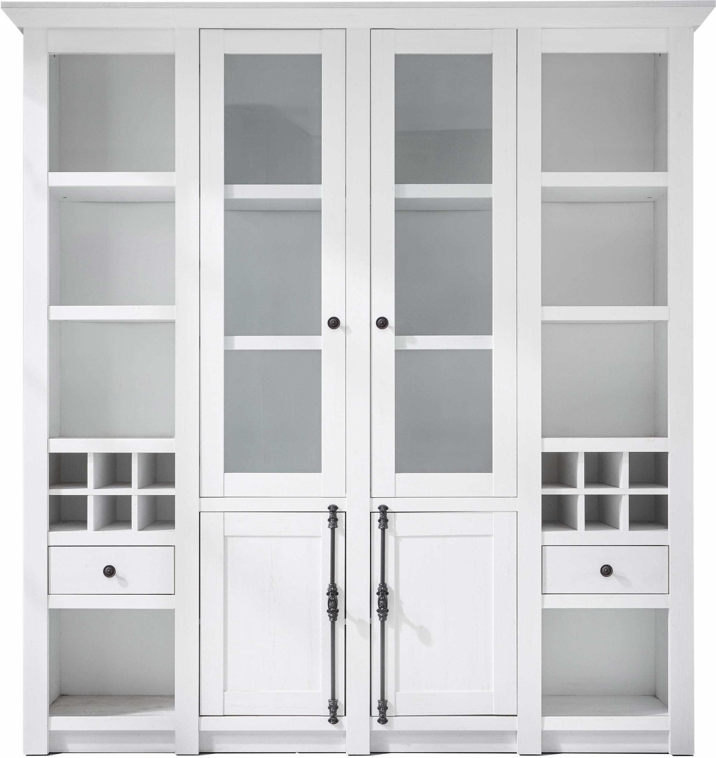 Image of Home affaire Vitrine »California«, (4 St.), Dekorative Rahmenoptik und aufwendige Kranzprofile bei Ackermann Versand Schweiz