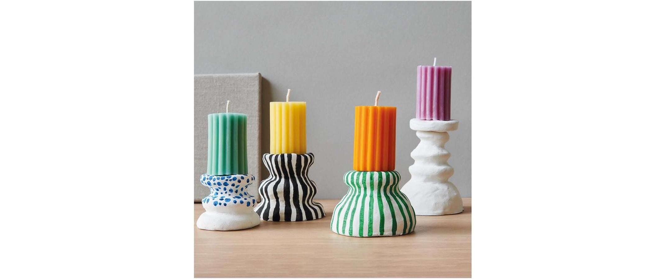 Rico-Design Verlag Kreativset »Zylinder geriffelt 60 x 60 x 88 mm«