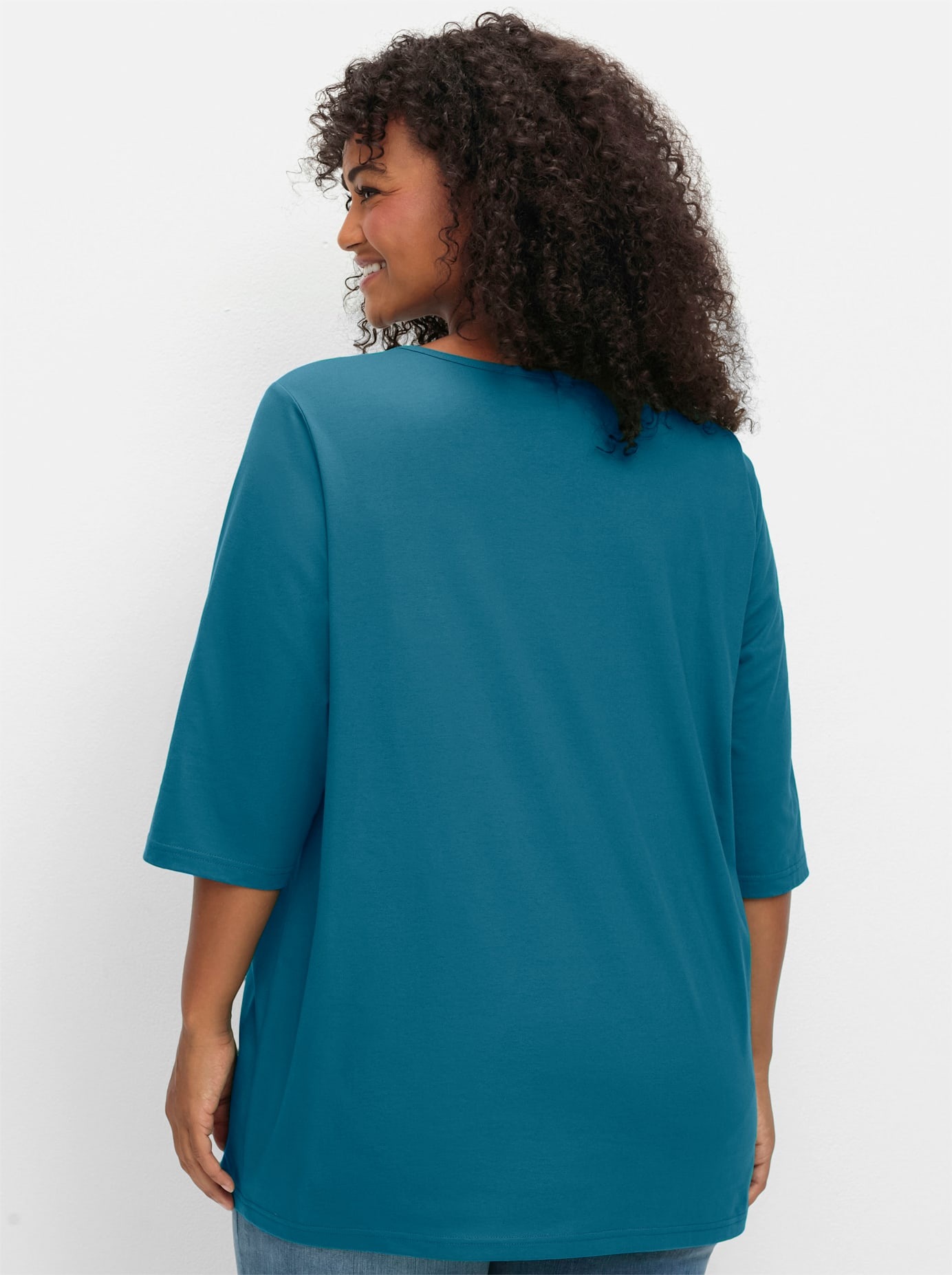 Sheego T-shirt à manches 3/4 »3/4-Arm-Shirt« 1 cuis