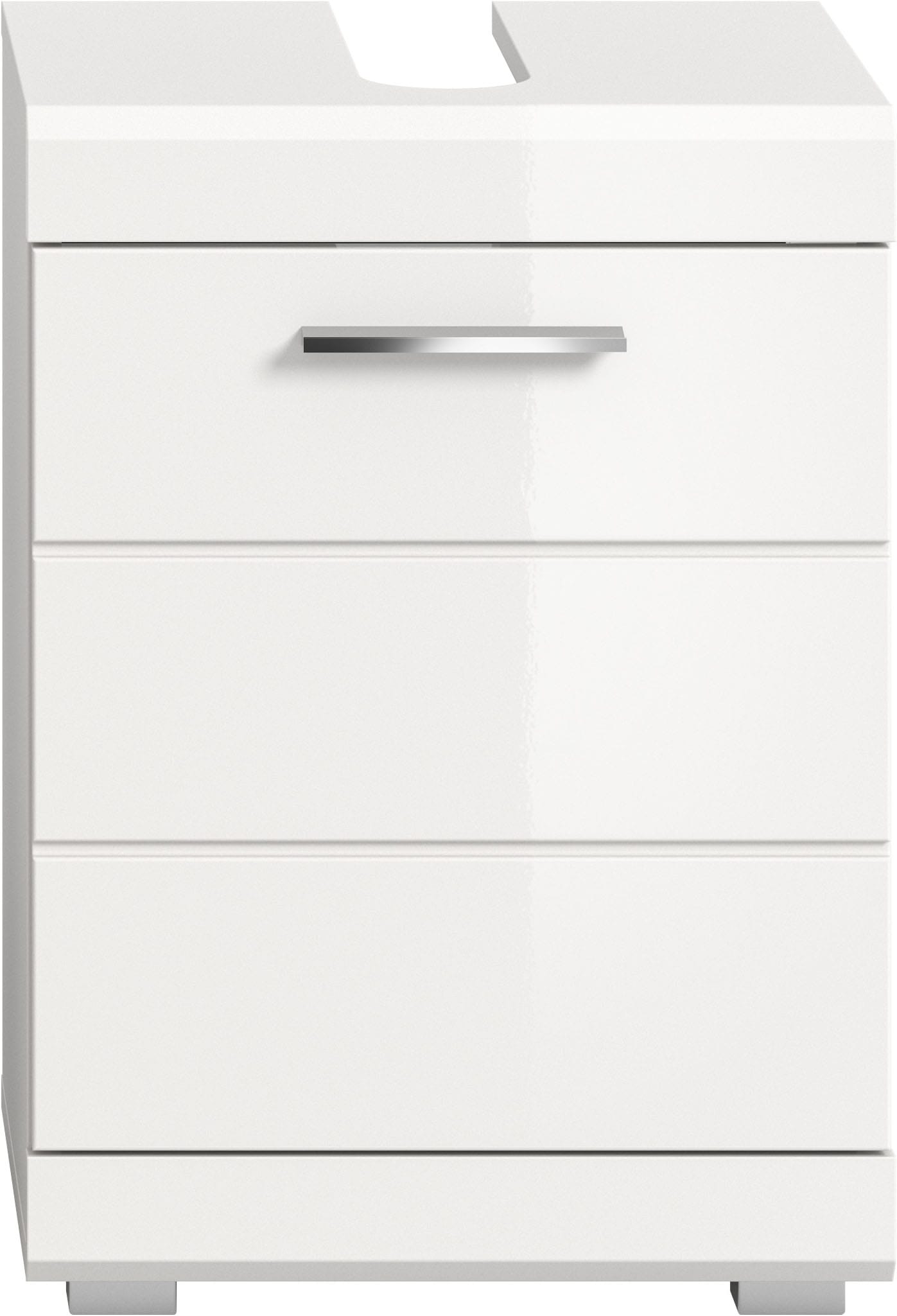 welltime Waschbeckenunterschrank »SIENA, Breite 40cm, 1 Tür, 1 Einlegeboden, 2 Fächer, MDF-Front« WBU, Badmöbel, Badschrank, Kommode, Unterschrank, Bad, Badezimmer