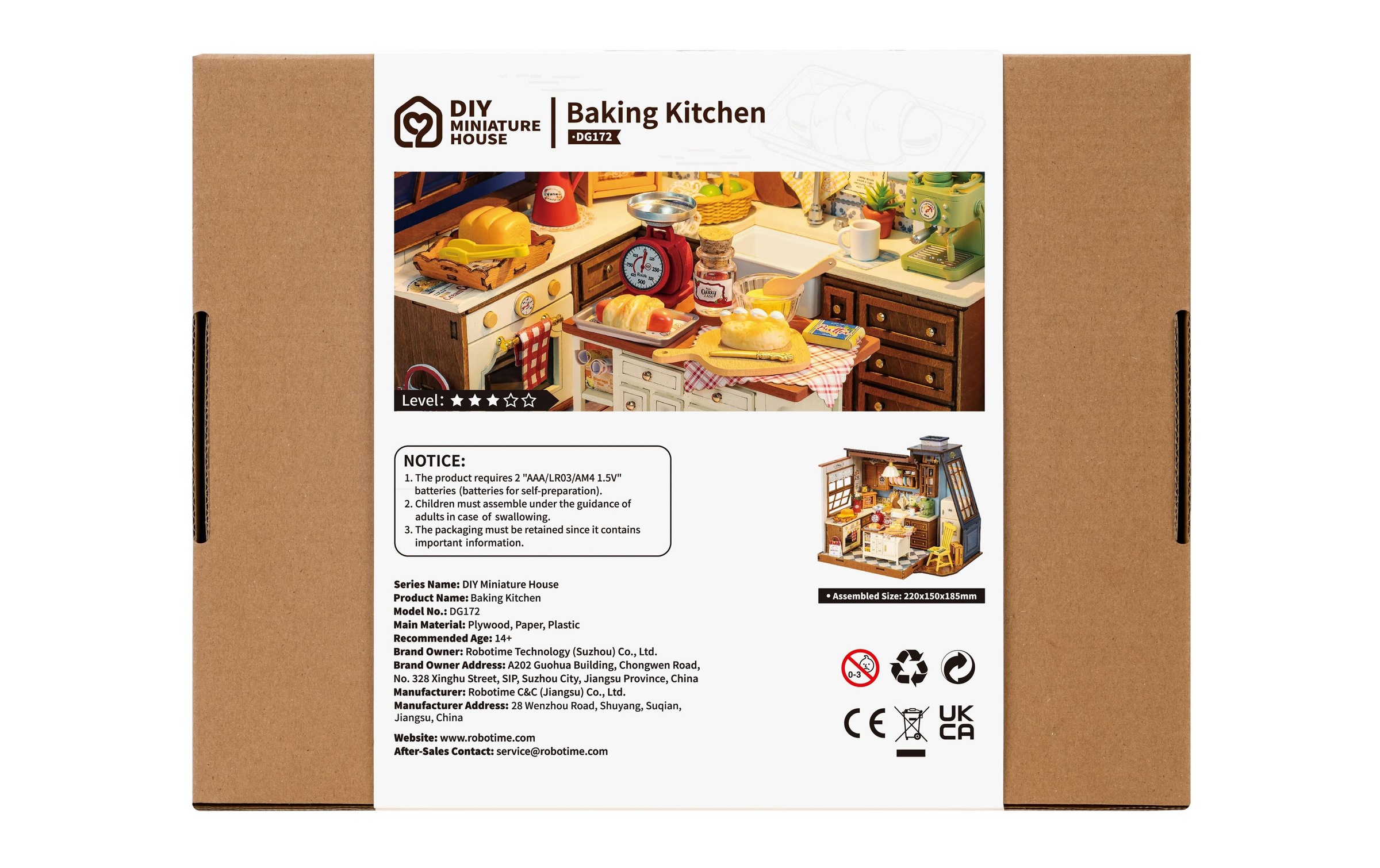   Kit de modèles réduits »RoboTime Backküche«