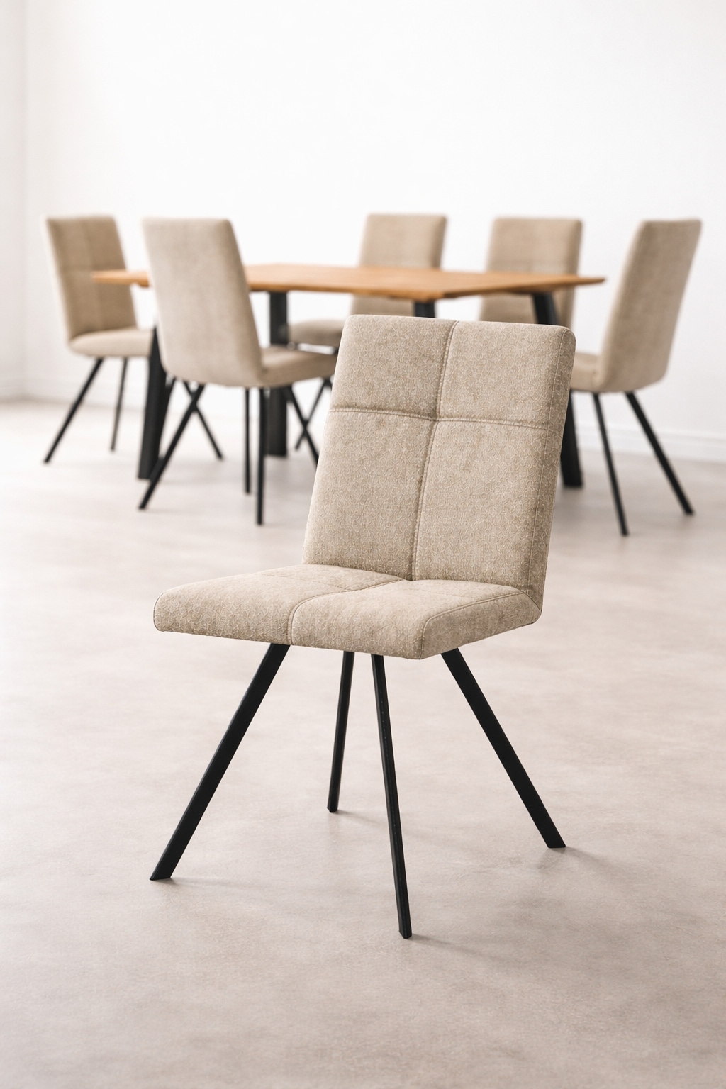 Image of Home affaire Eckbankgruppe "Mia Essecke, Sitzgruppe, Eckbankgruppe, Küchenbankgruppe" Set, 4er, 4 tlg. Eckbank mit Wellenfederung; Tisch in Eiche massiv