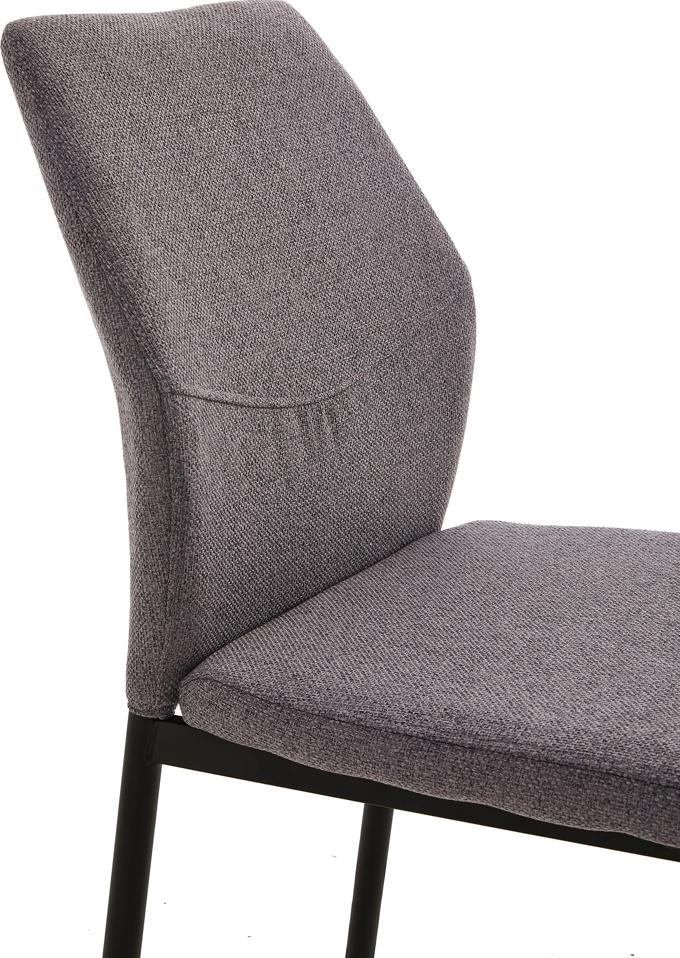 Home affaire Essgruppe »Genf Tischgruppe BESTSELLER,«, (Set, 5 tlg.), Küchentisch, 4 Stühle, moderne Tischplatte in eiche/schwarz