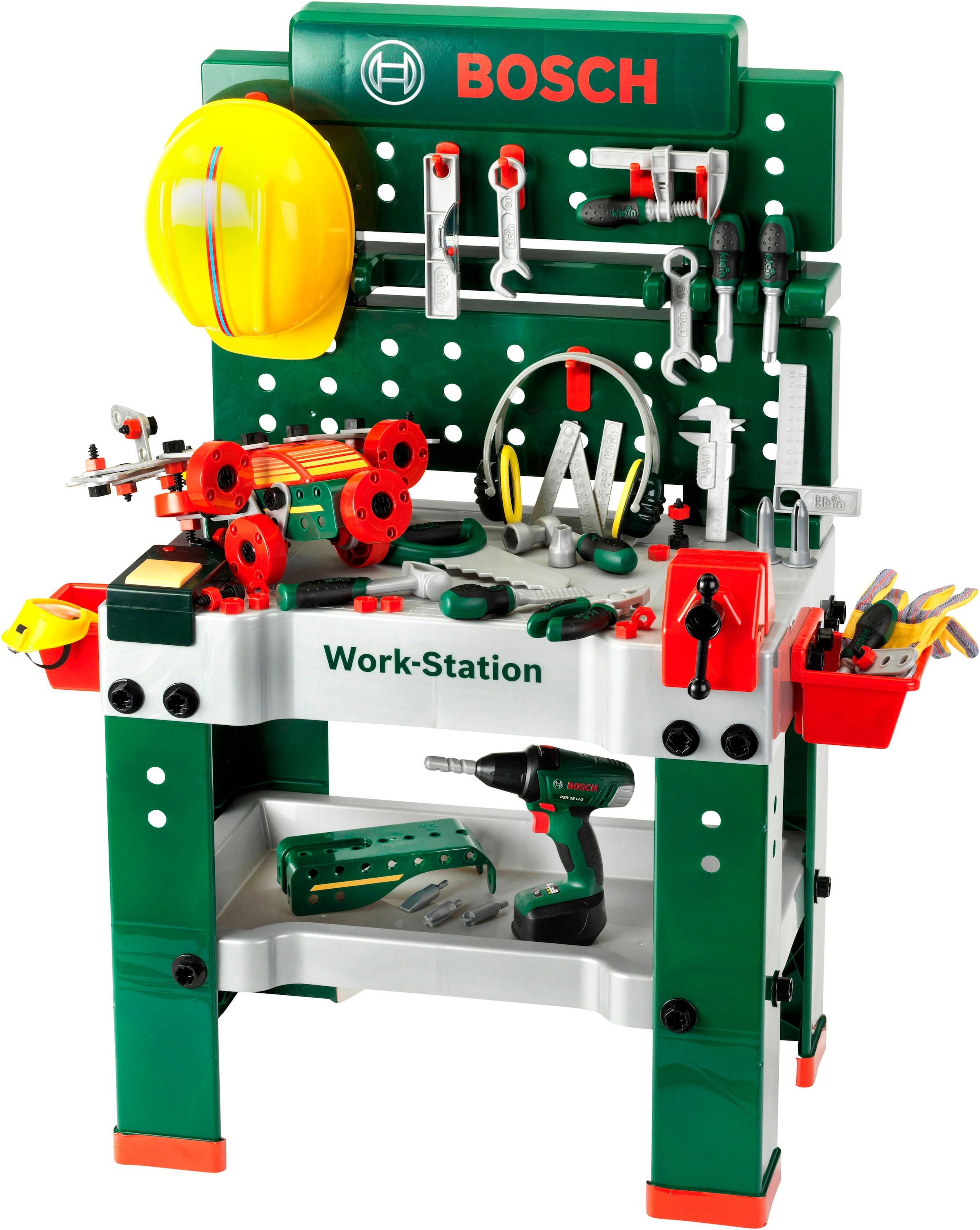 Image of Klein Spielwerkbank "BOSCH Werkbank No.1 2016" mit Sound, Made in Germany