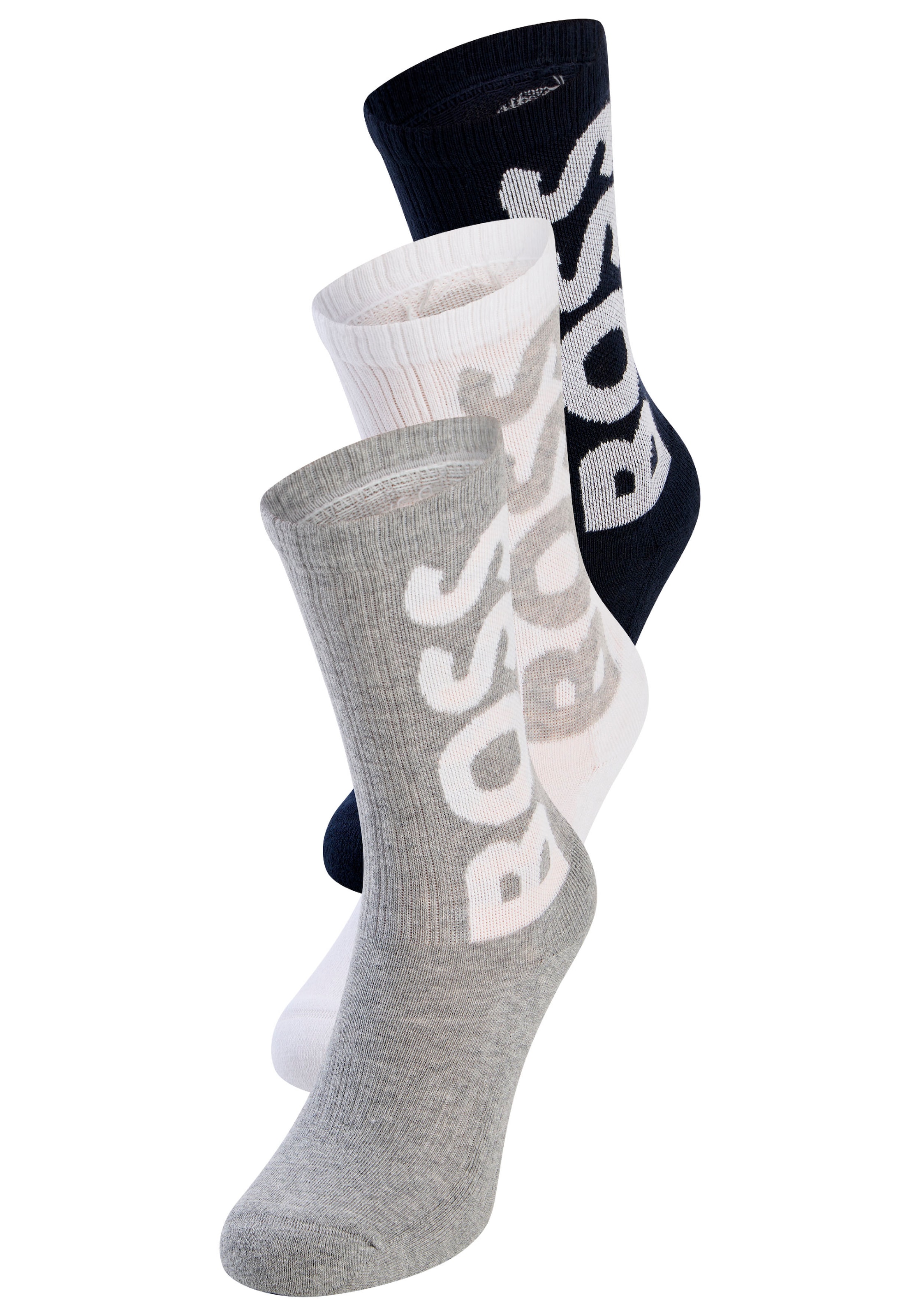 Image of BOSS Socken "3P QS Rib Logo CC" mit Logo