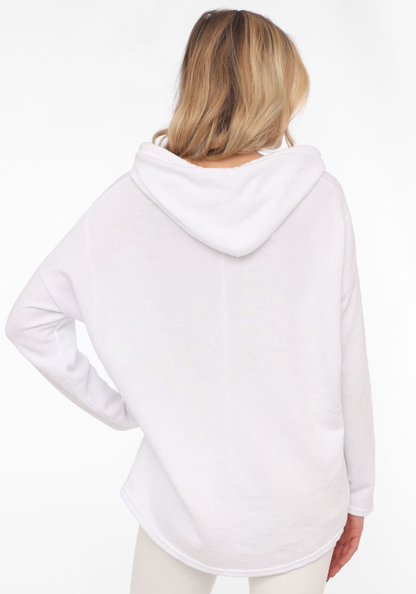Zwillingsherz Hoodie »"Moin"«, mit Kapuze und Stempeldruck