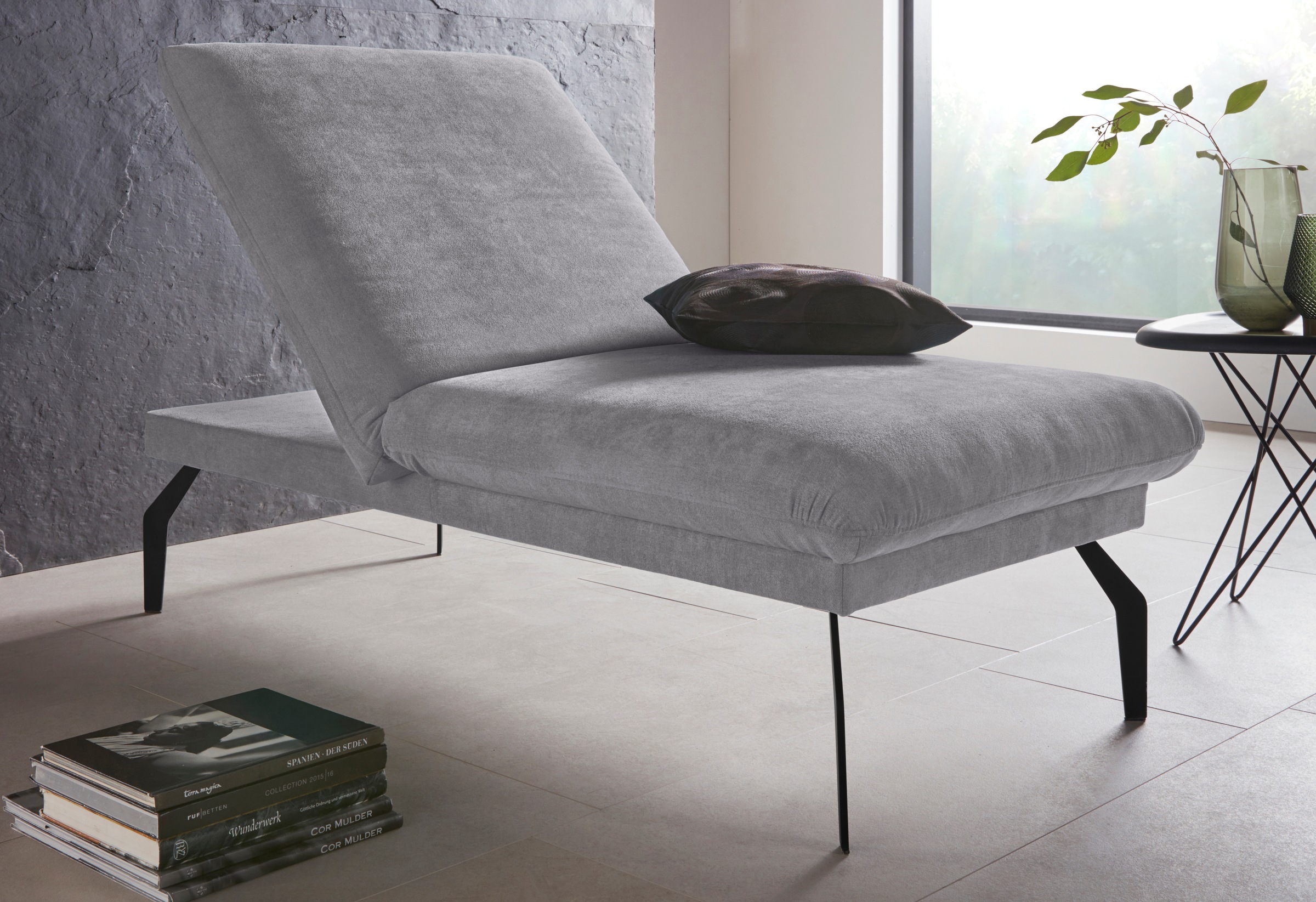 Image of Places of Style Hockerbank »Salerno«, durch Rückenverstellung vollwertiges Sitzmöbel bei Ackermann Versand Schweiz