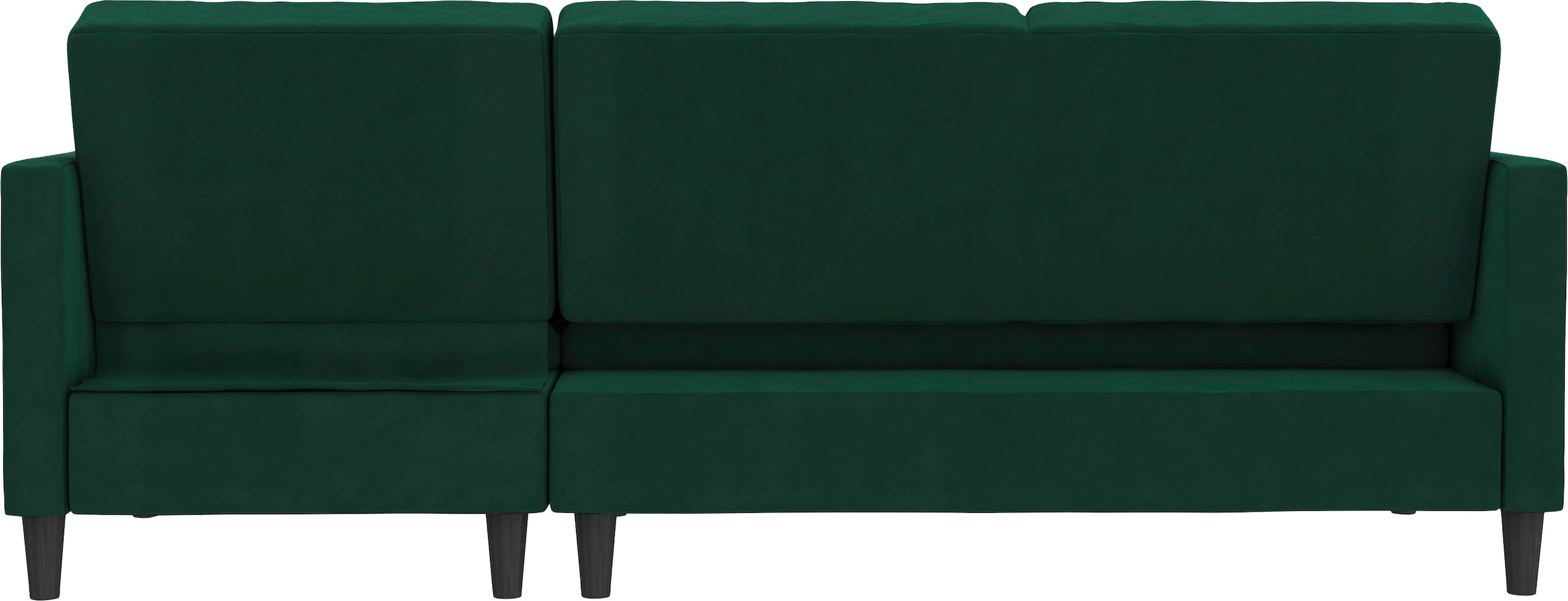 Dorel Home Ecksofa »Presley, L-Form,«, Ecksofa mit Bett-Funktion und Stauraum, verstellbare Rückenlehne