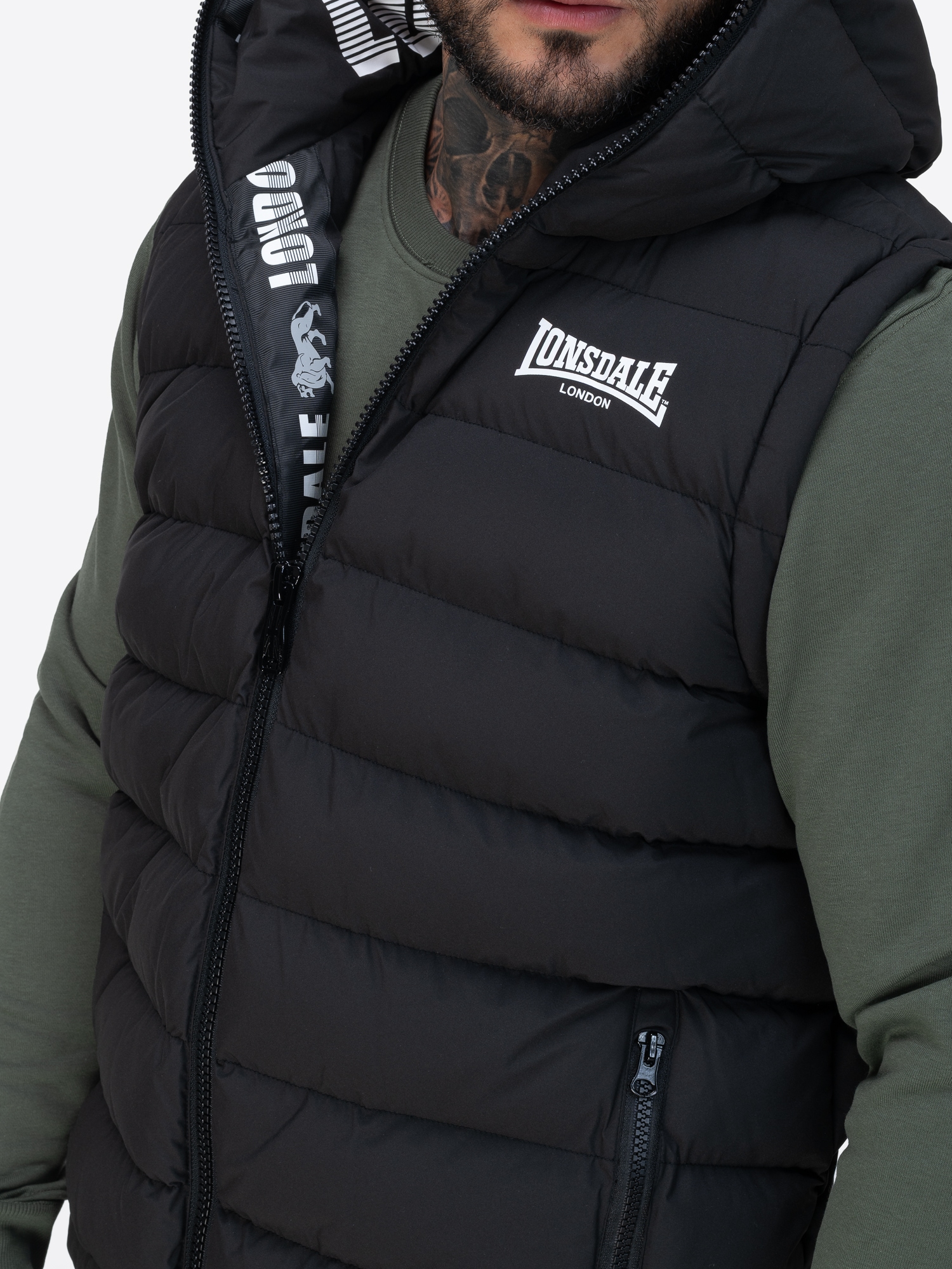 Lonsdale Gilet matelassé »LYDFORD« 1 cuis tlg.