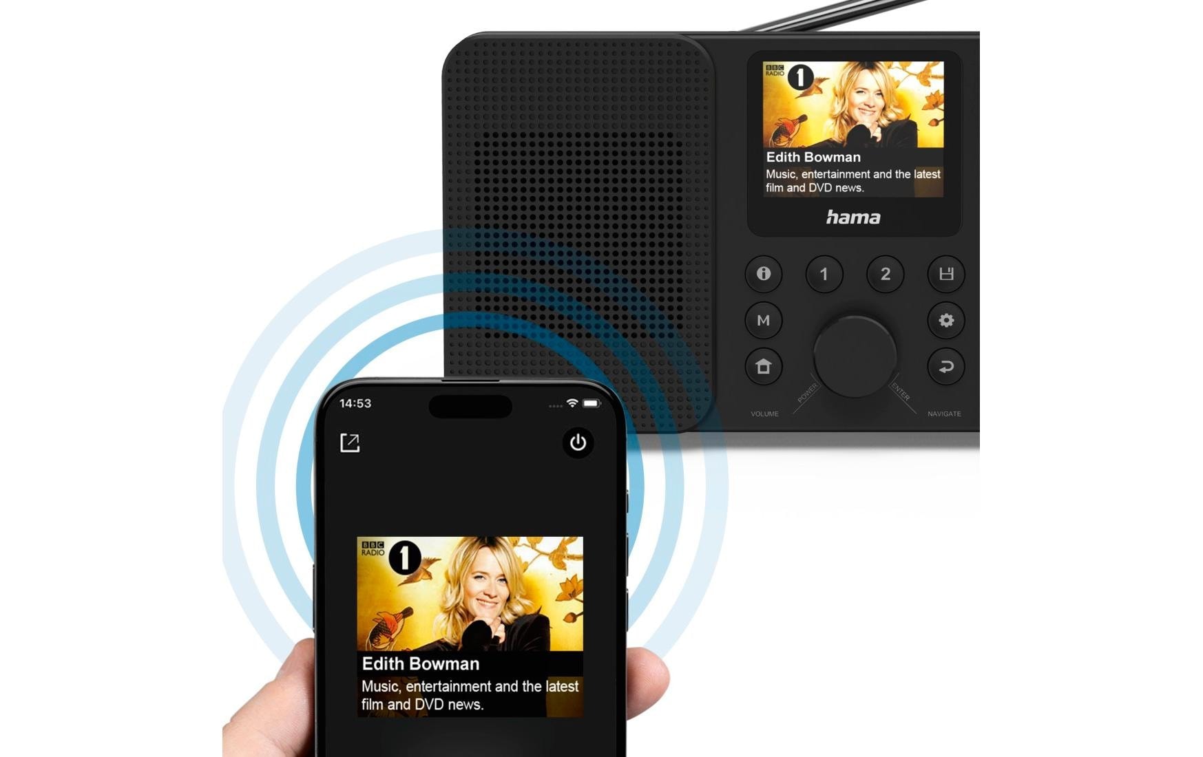 Hama Digitalradio (DAB+) »DIR10« (Bluetooth | WLAN Internetradio )