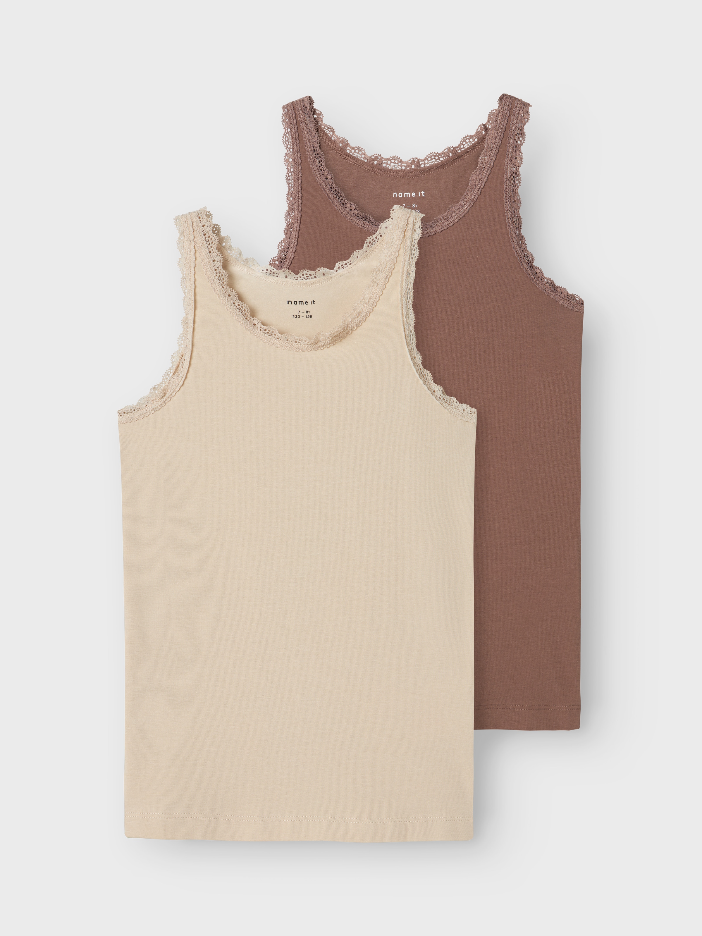 Name It Unterhemd »NKFTANK TOP 2P PEYOTE LACE NOOS«