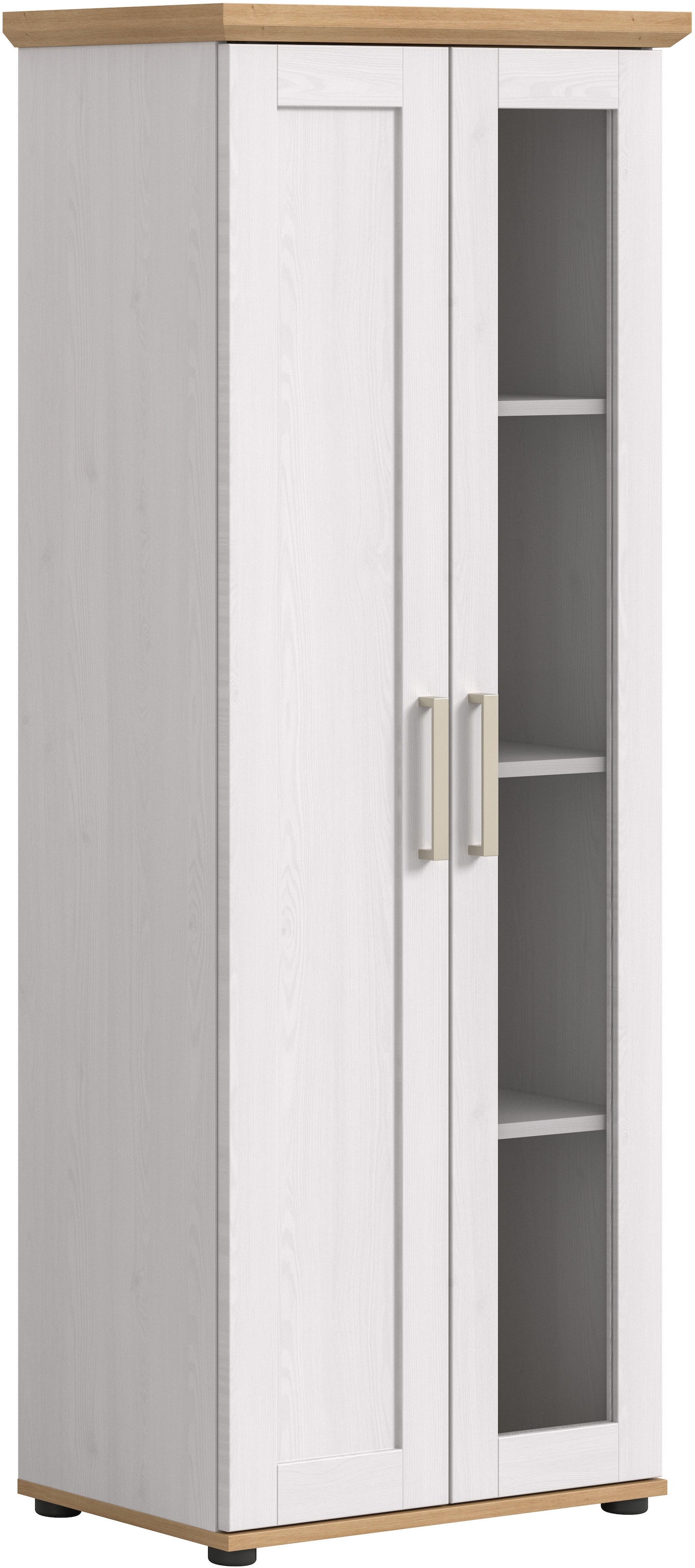 Image of Home affaire Vitrine "Cosenza, Höhe 161 cm, 2 Türen, 4 Fächer" 1 Stk. tlg. Vitrine, Höhe 161 cm, Wohnzimmer, Esszimmer
