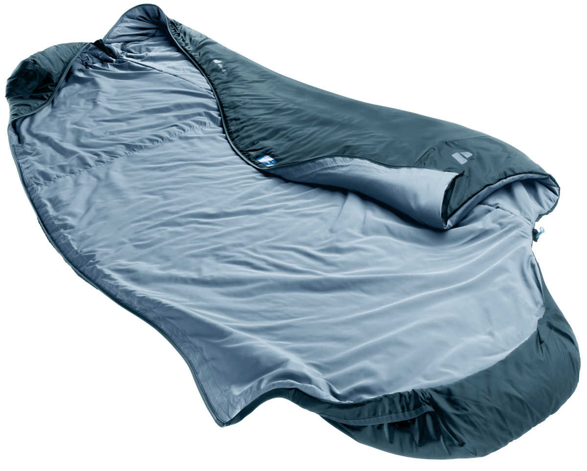 deuter Sac de couchage »DREAMLITE 15C/59F« avec isolation 360°, coupe confort en forme d'œuf, avec capuche