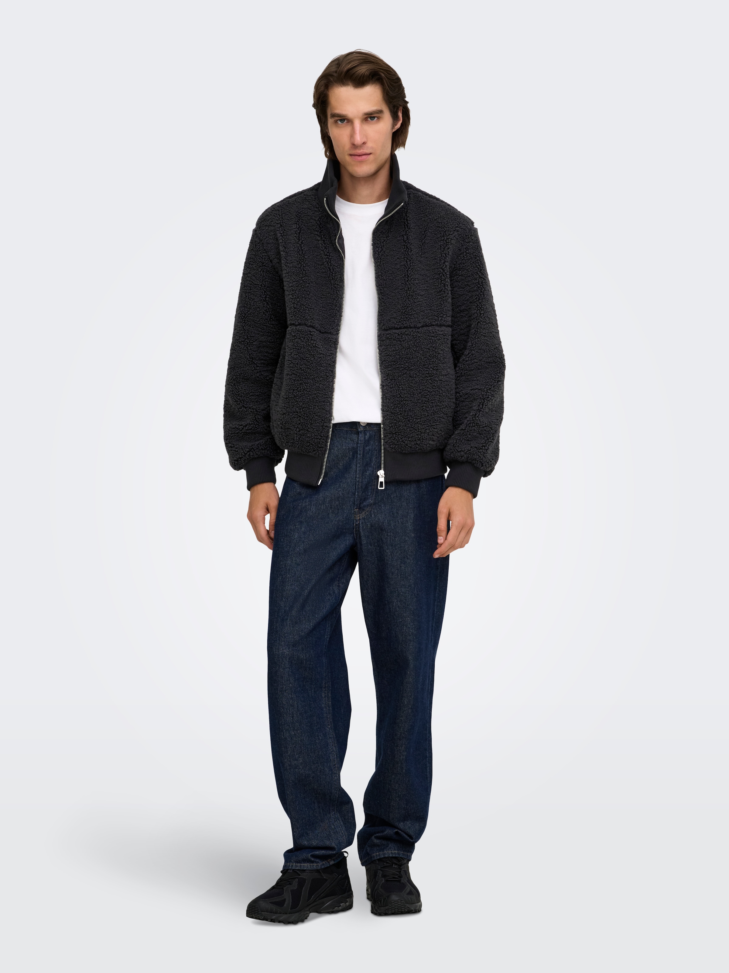 ONLY & SONS Parka »ONSRAY SHERPA JACKET OTW VD« avec capuche Polyester, coupe régulière