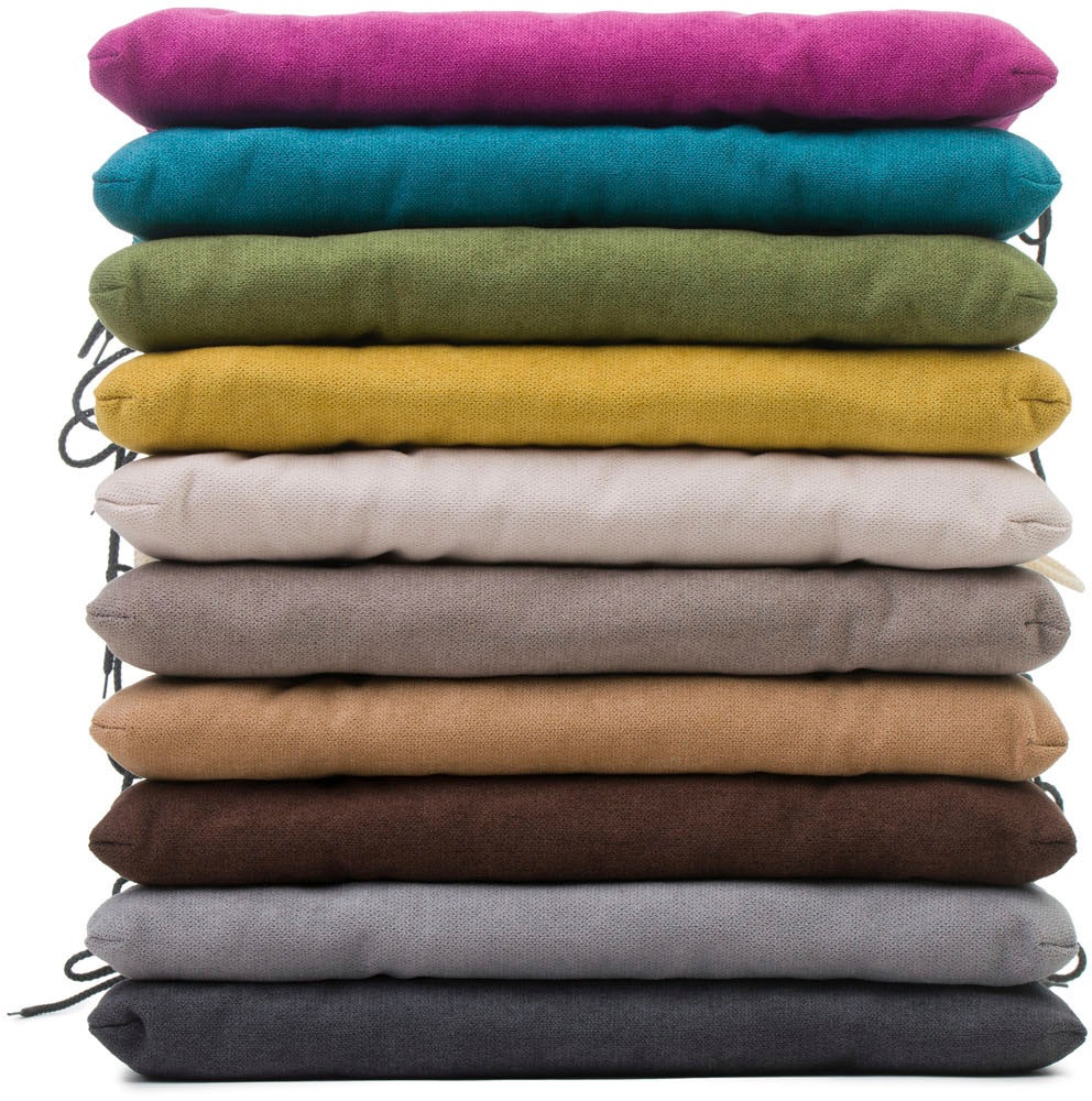 Gözze Housse de siège »Darco Uni« 1 Stück, Masse: 40 x 40 x 4 cm, mit Füllung, mit Bindebändern