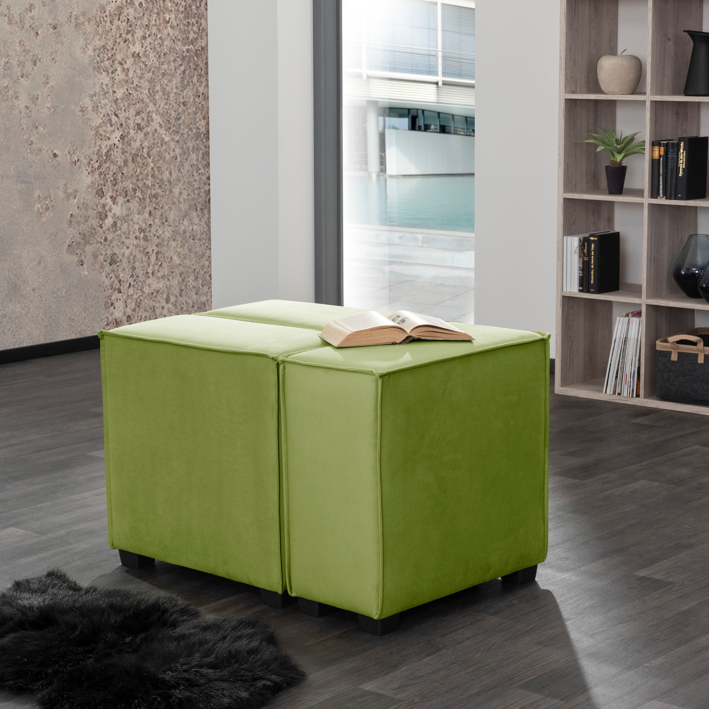 Image of Max Winzer® Wohnlandschaft »MOVE«, (Set), Sofa-Set 11 aus 3 Sitz-Elementen, individuell kombinierbar - 3 Einzelsitze oder 1 Hocker bei Ackermann Versand Schweiz