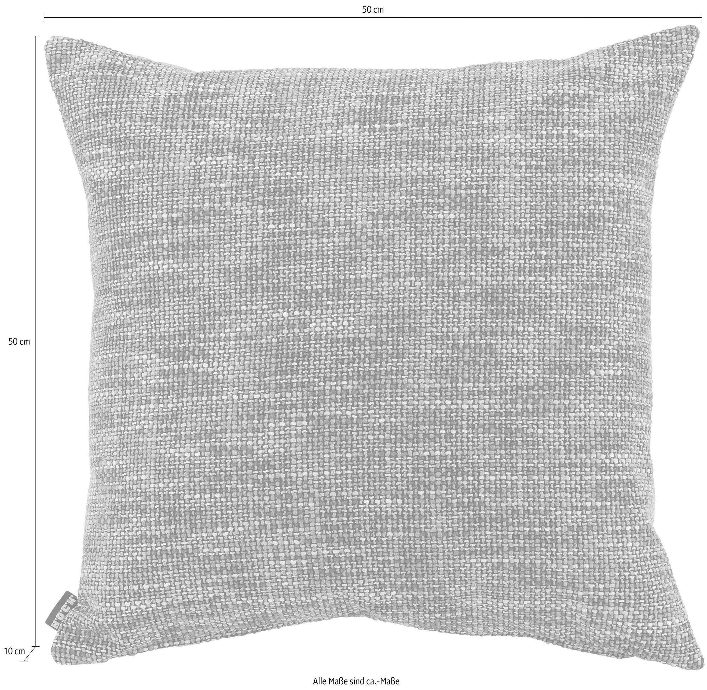 H.O.C.K. Dekokissen »Refosco« mit feinem Karomuster, Kissenhülle mit Füllung, 1 Stück