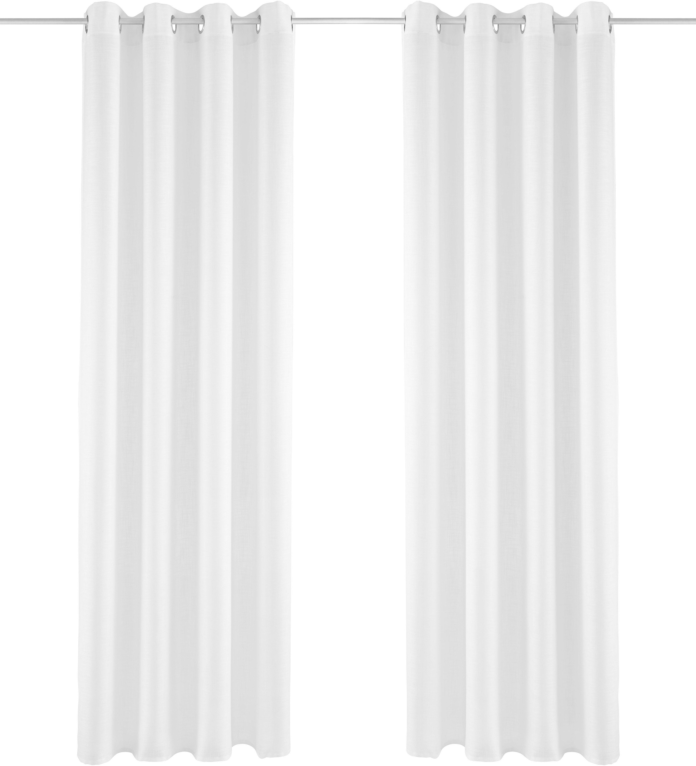 Image of GOODproduct Gardine "Nora" Ösen 1 Stk. tlg. Leinenlook, Polyester
