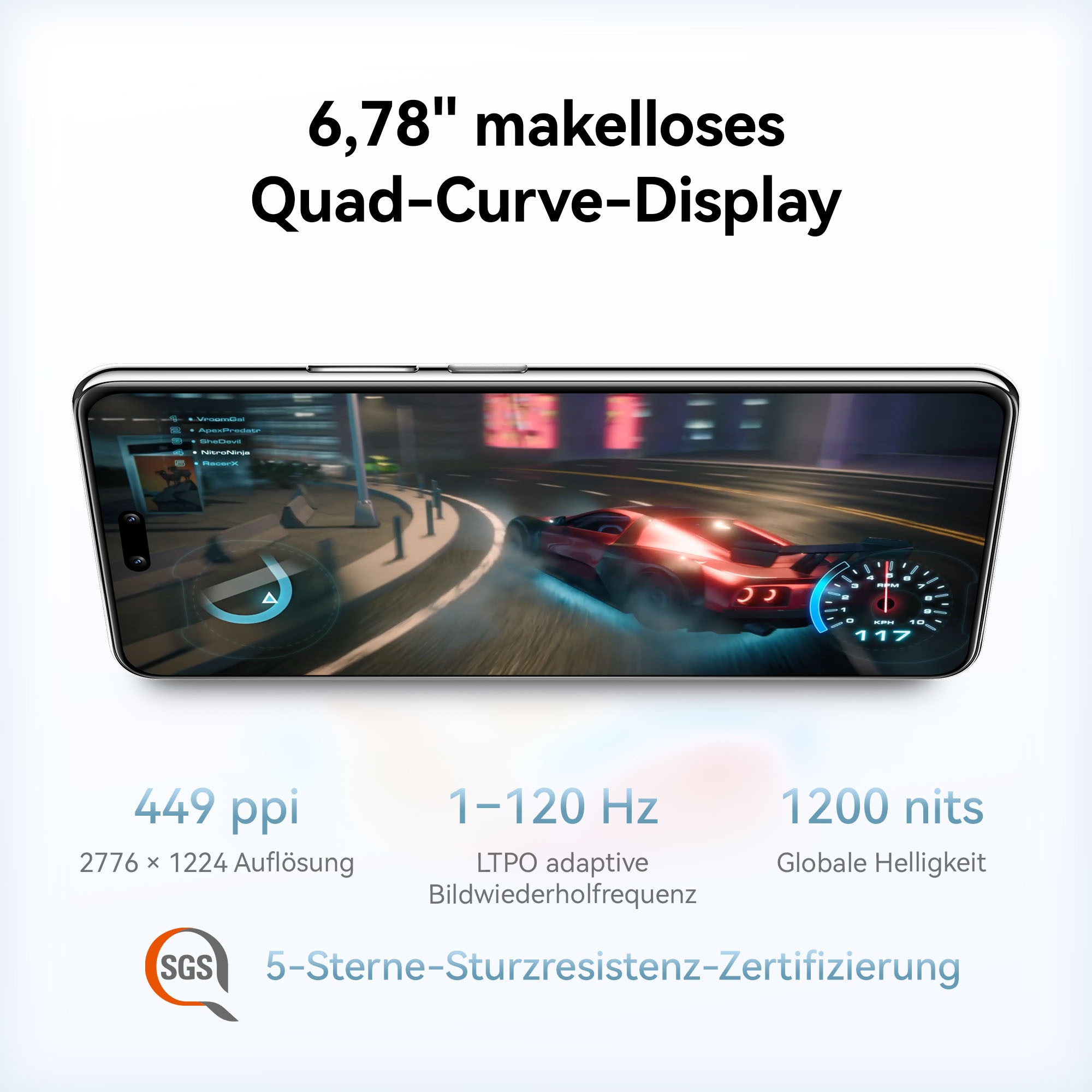 Huawei Smartphone »Nova 14 Pro« bleu clair