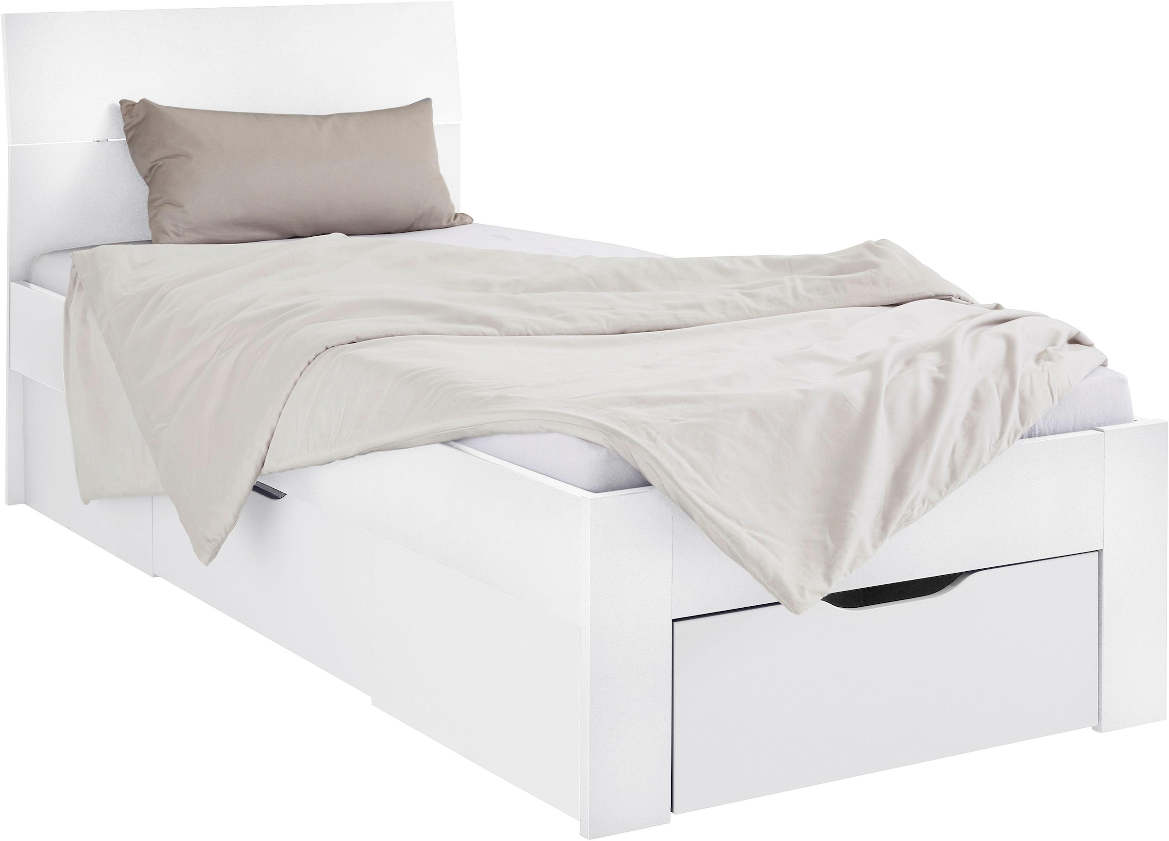 Image of rauch Bett "Einzelbett Doppelbett Stauraum FLEXX Breiten 90/140/180 cm" Einzelbett Doppelbett Stauraum FLEXX Breiten 90/140/180 cm