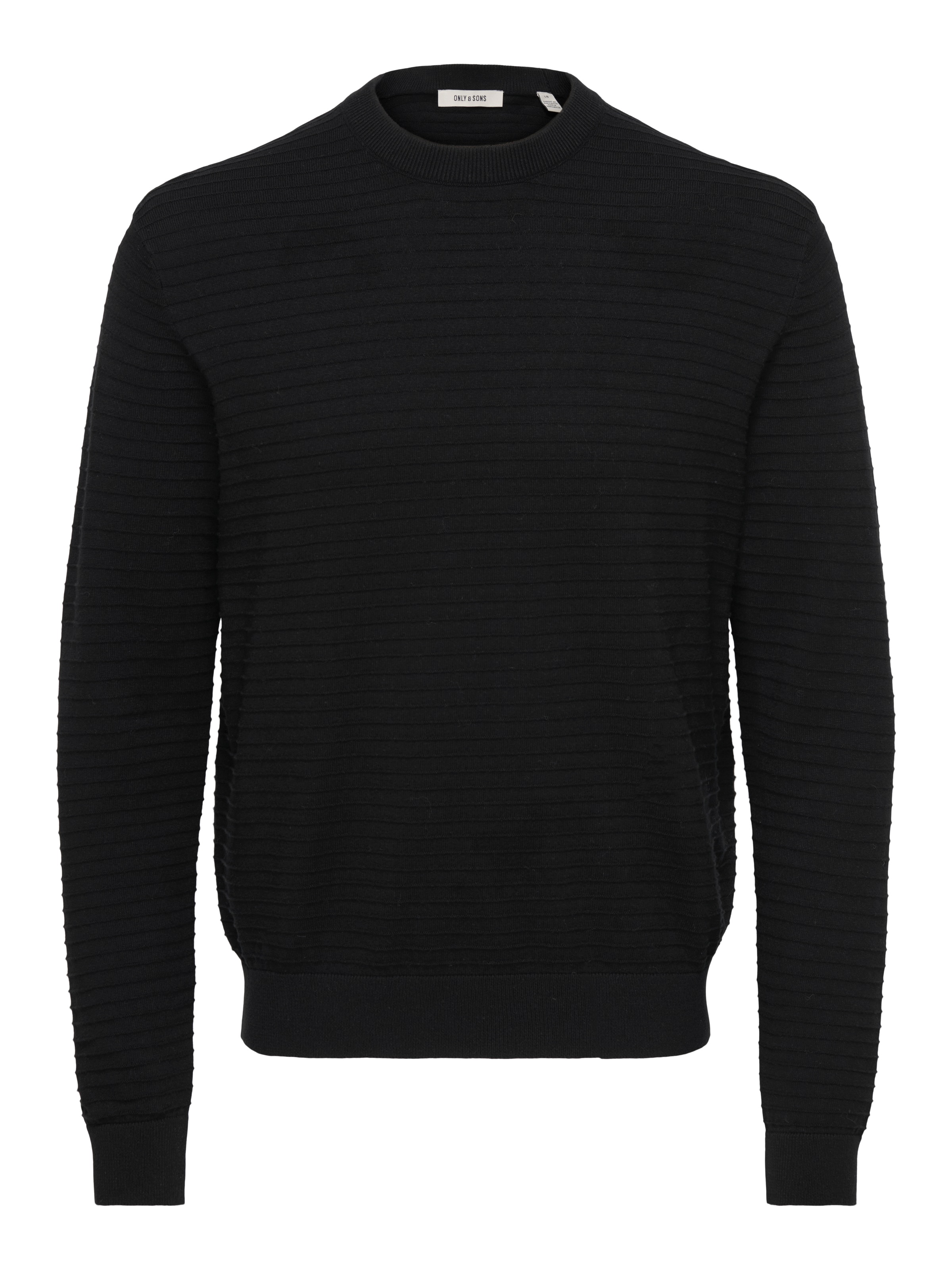 ONLY & SONS »ONSSTORM LS CREW KNIT OTL« coton, coupe régulière
