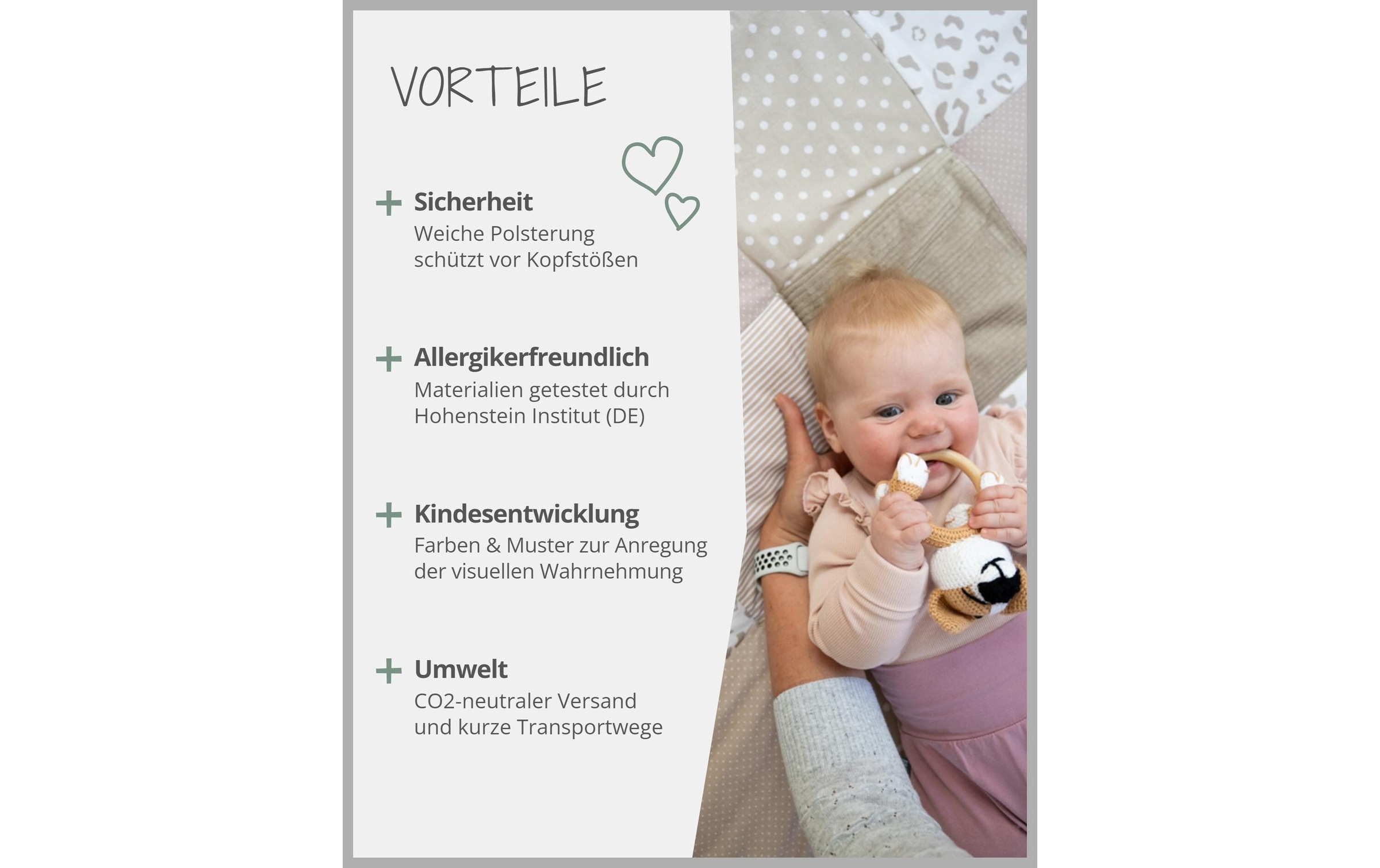 Krabbeldecke »Ullenboom Leo 140 x 140 cm«
