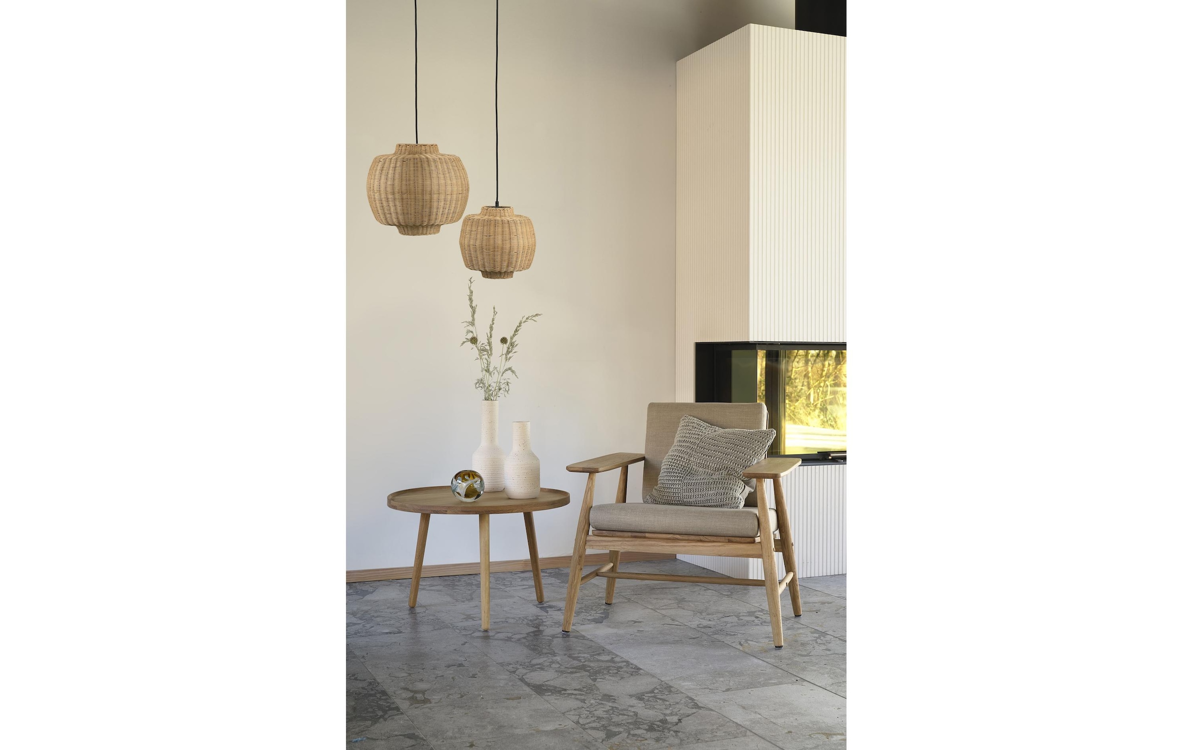 Villa Collection Denmark Pendelleuchte »Vilna Ø 50 cm, E27, 40W,«, 1 flammig-flammig