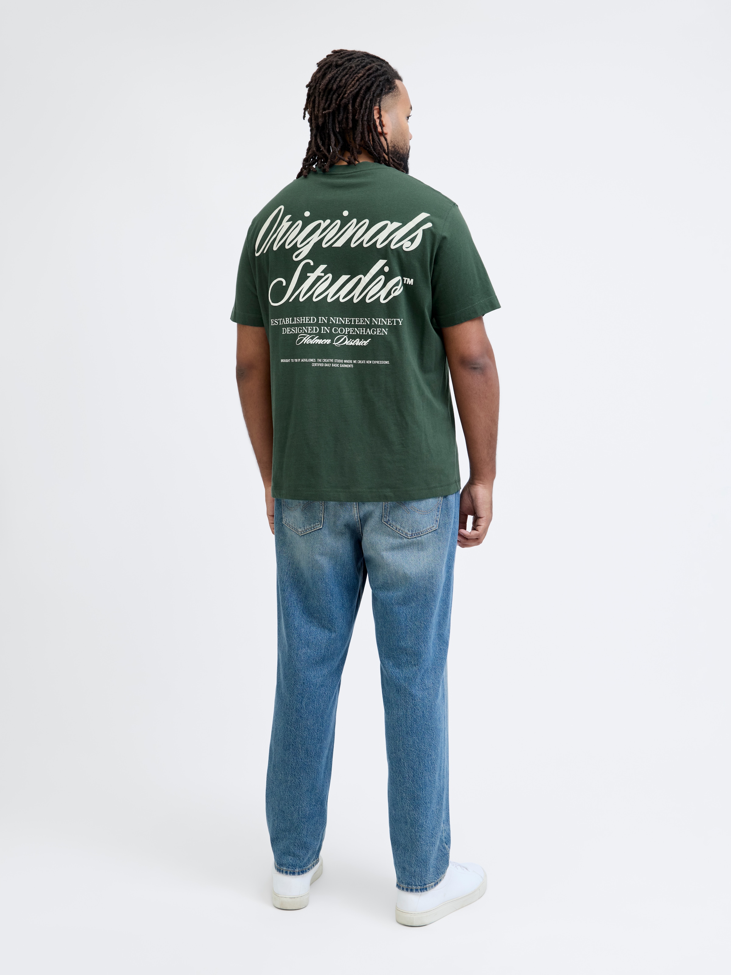 Jack & Jones PlusSize Kurzarmshirt »JORNORREBRO TYPO TEE SS CREW NECK  PLS«, mit Schriftzug
