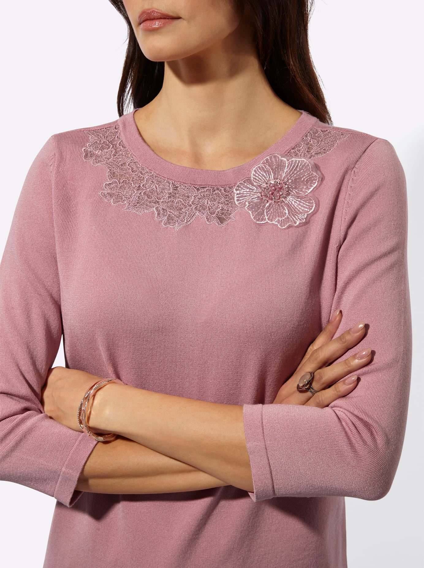 creation L 3/4 Arm-Pullover »Lyocell-Mix-Pullover«