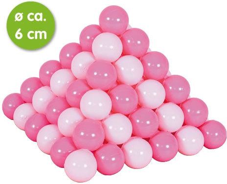 Knorrtoys® Bällebad-Bälle »100 Stück, soft pink«, (100), 100 Stück