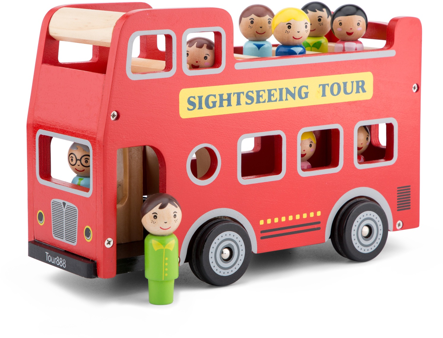Image of New Classic Toys® Spielzeug-Bus »Little Driver - Sightseeing-Bus«, inkl. Figuren bei Ackermann Versand Schweiz