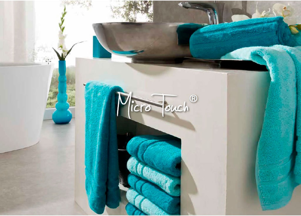 »Micro günstig Baumwolle Egeria Streifenbordüre, & Touch«, flauschig, (1 kaufen St.), saugfähig 100% Gästehandtuch extrem